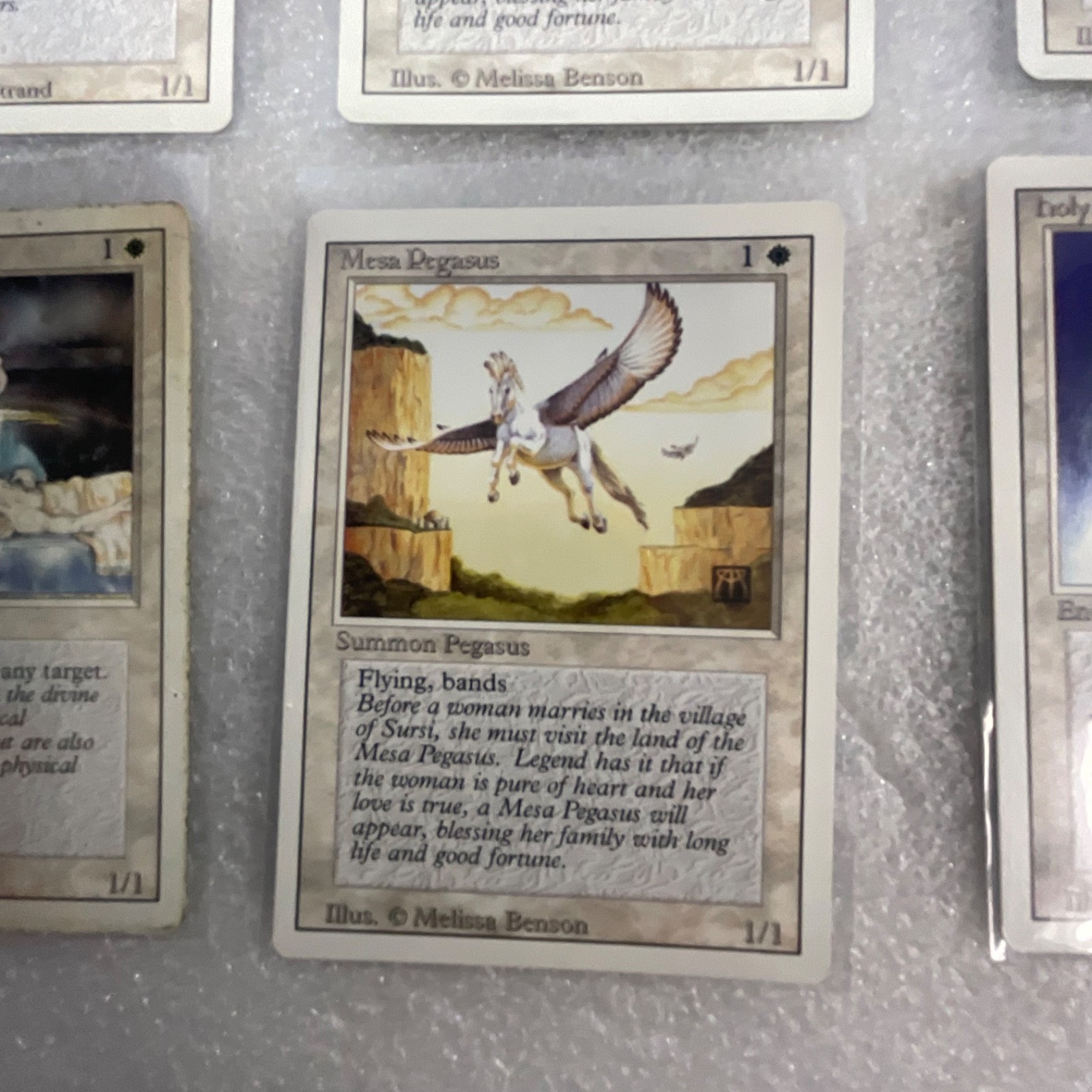 MTG 20 Card Lot Ana Disciple Darksteel + Revised White Cards Pegasus Salve - Image 14