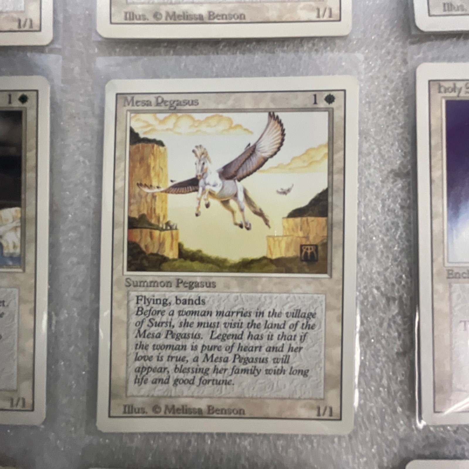 MTG 20 Card Lot Ana Disciple Darksteel + Revised White Cards Pegasus Salve - Image 13