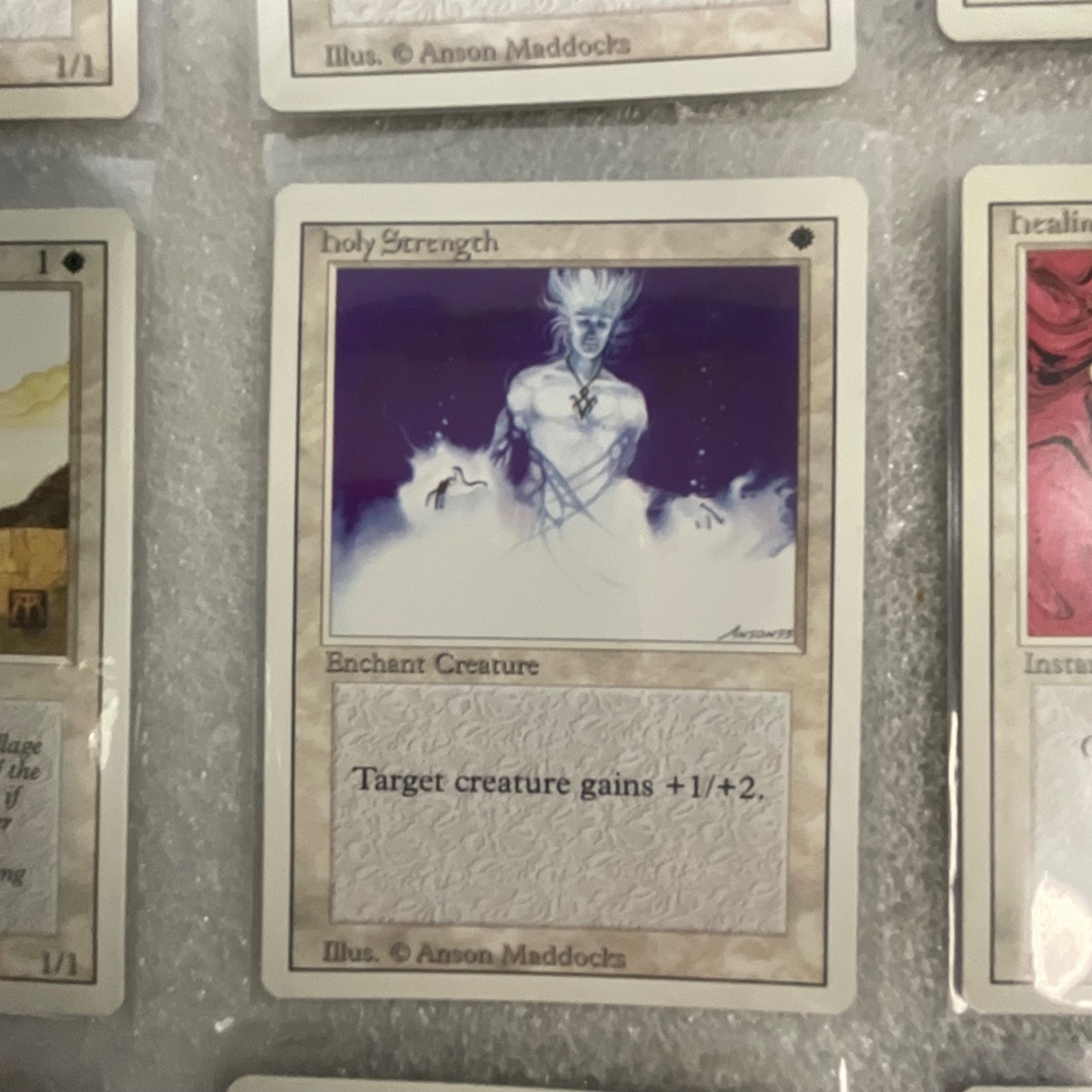 MTG 20 Card Lot Ana Disciple Darksteel + Revised White Cards Pegasus Salve - Image 16