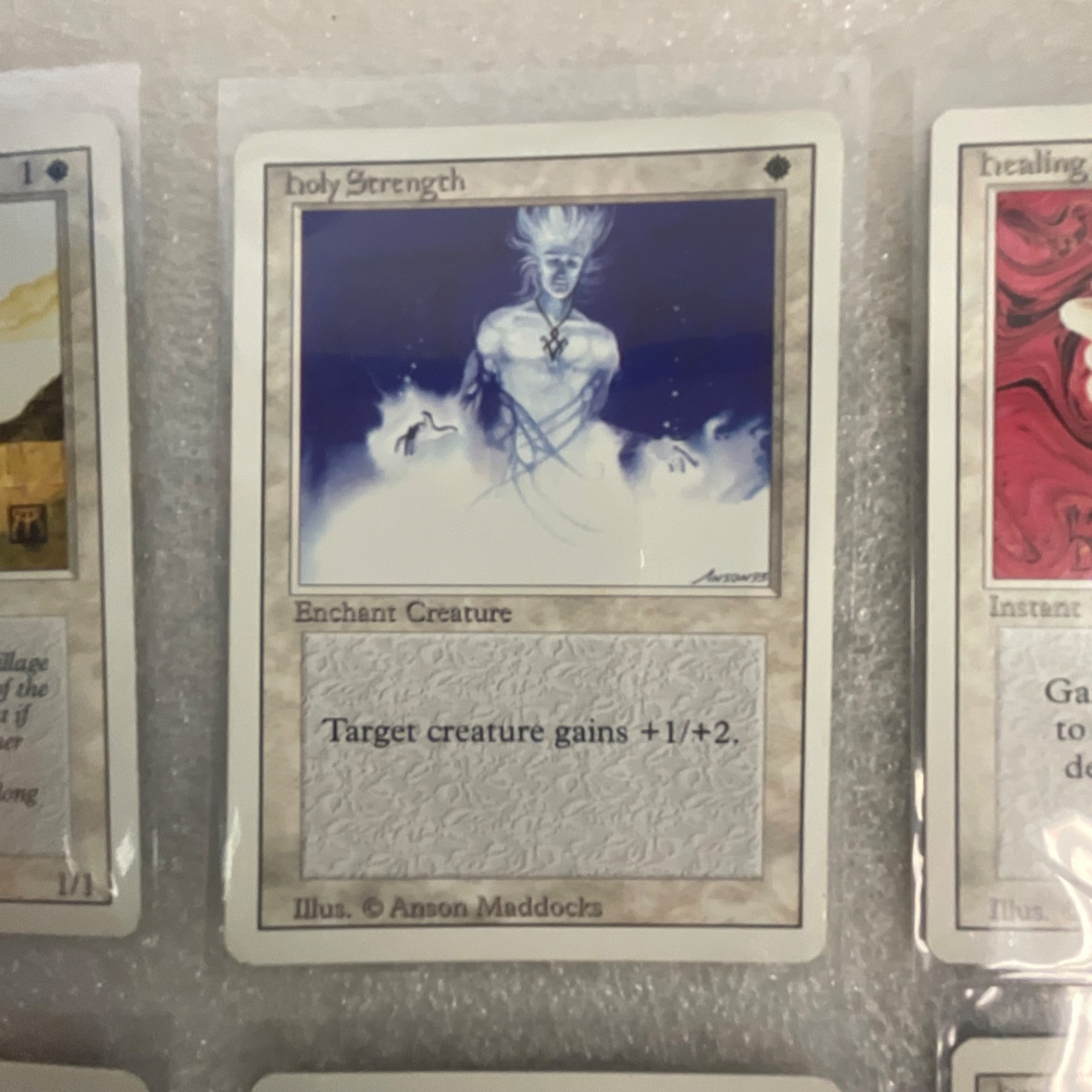 MTG 20 Card Lot Ana Disciple Darksteel + Revised White Cards Pegasus Salve - Image 18