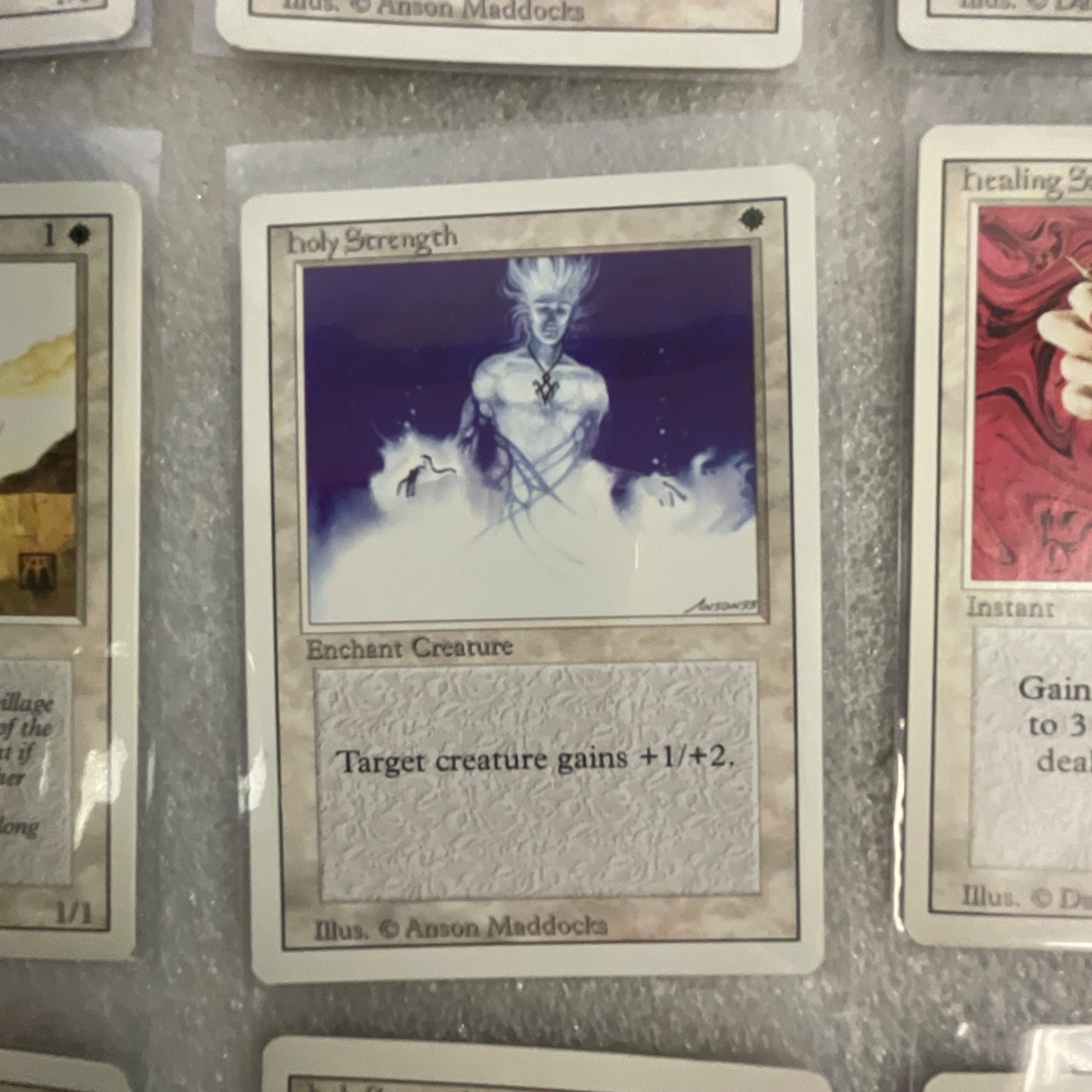 MTG 20 Card Lot Ana Disciple Darksteel + Revised White Cards Pegasus Salve - Image 17