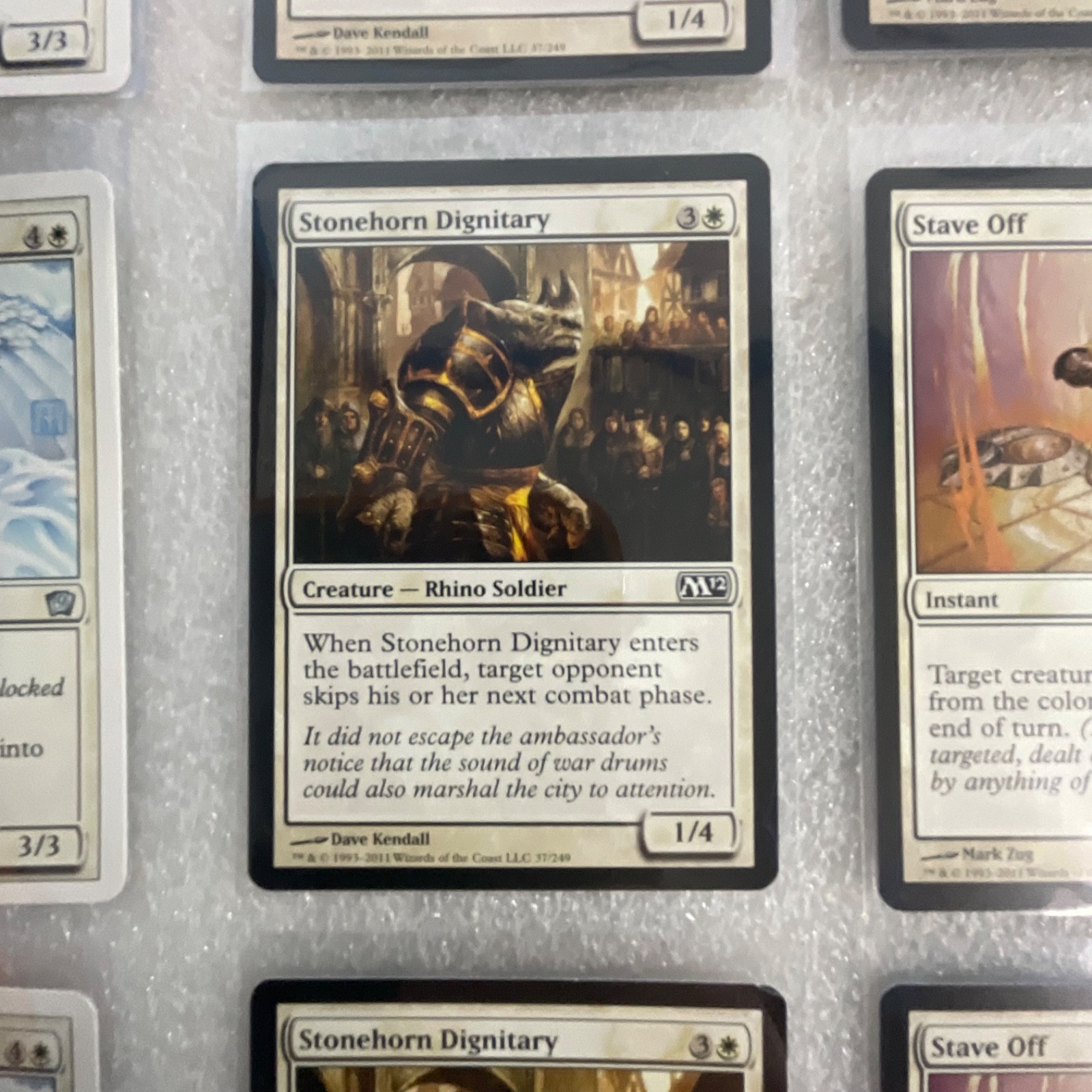 MTG 20 Card White Lot M12 Mixed Angel of Mercy Stonehorn Dignitary Pacifism - Image 9