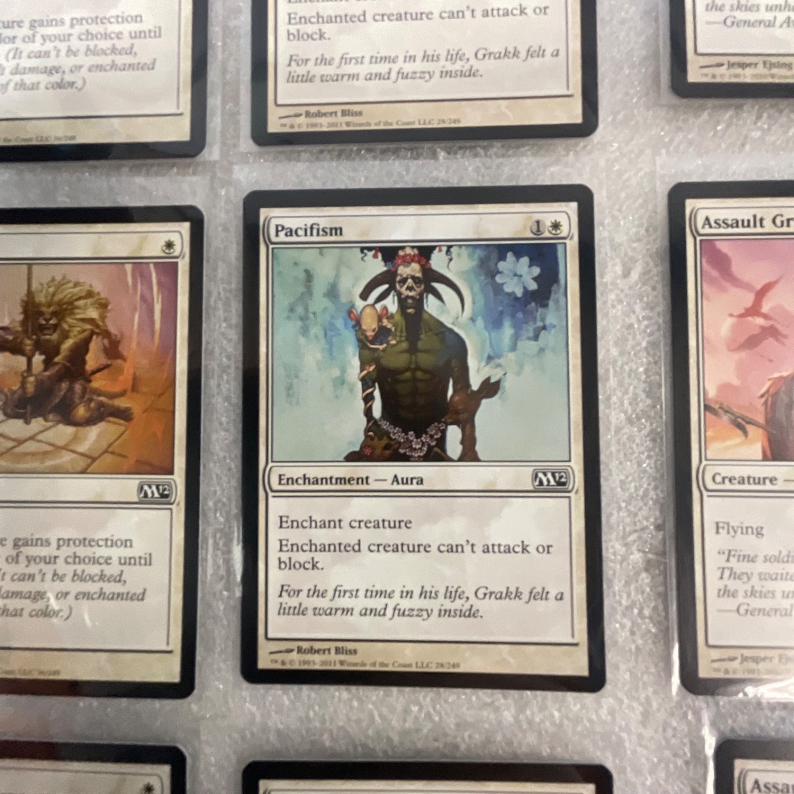 MTG 20 Card White Lot M12 Mixed Angel of Mercy Stonehorn Dignitary Pacifism - Image 16