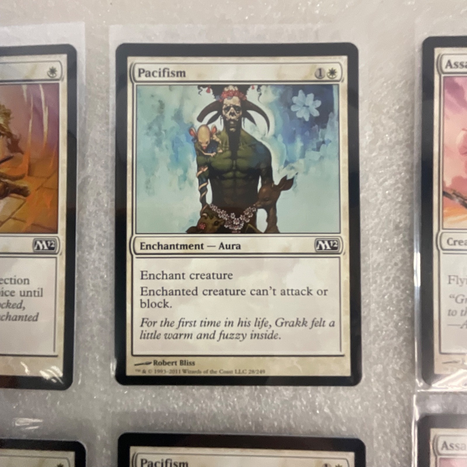 MTG 20 Card White Lot M12 Mixed Angel of Mercy Stonehorn Dignitary Pacifism - Image 18