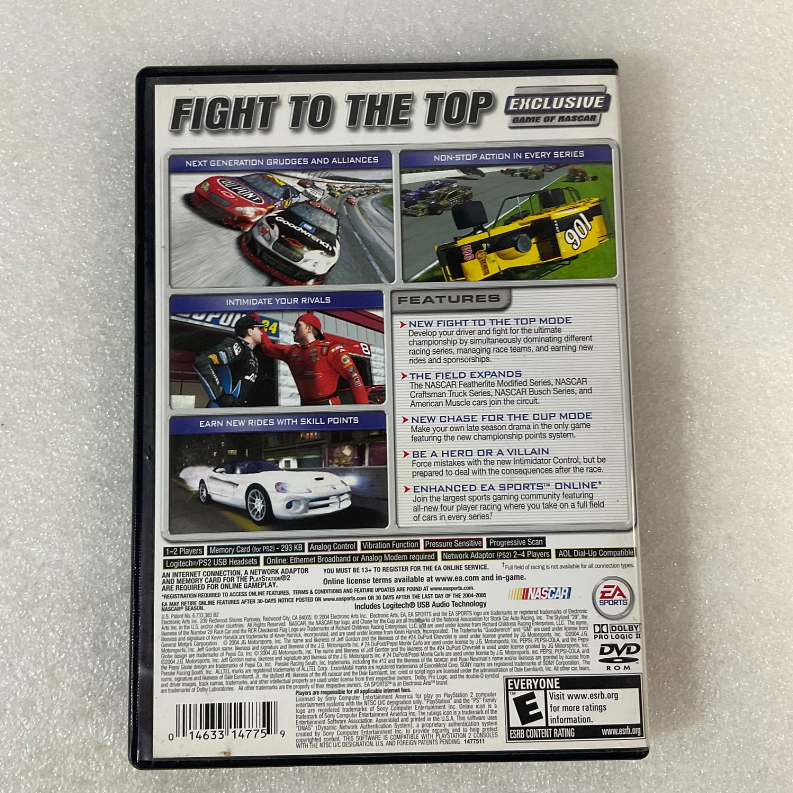 NASCAR 2005 Chase for the Cup (Sony PlayStation 2, PS2, 2004) Tested - Image 2