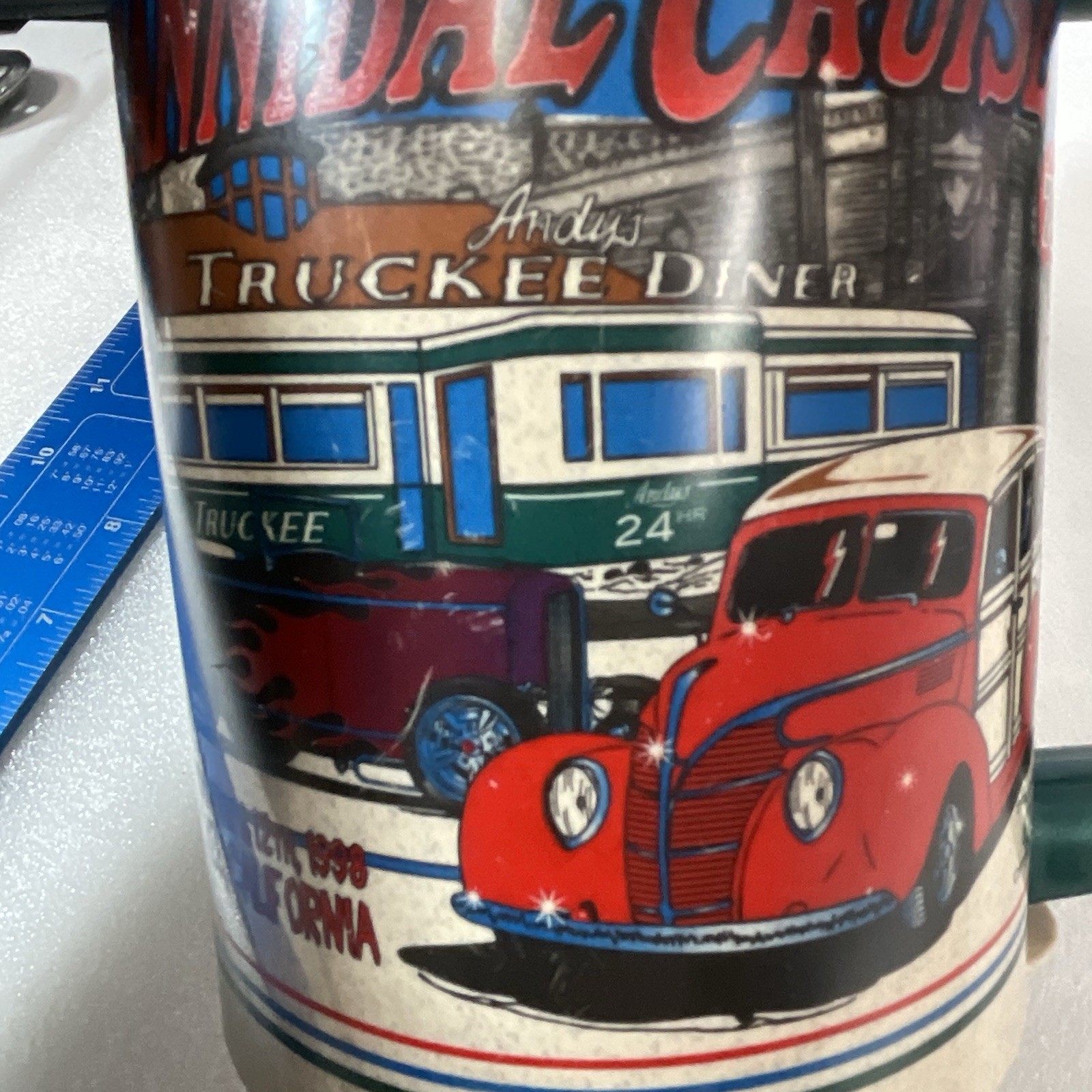 Cannibal Cruise Truckee California 7up Plastic Mug 1998 KitchenGnu - Image 14