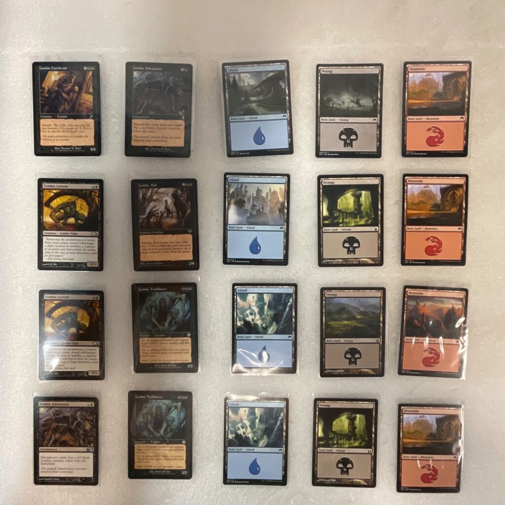MTG 20 Card Zombie Lot Trailblazer Infestation Mob Mixed Sets - Image 1