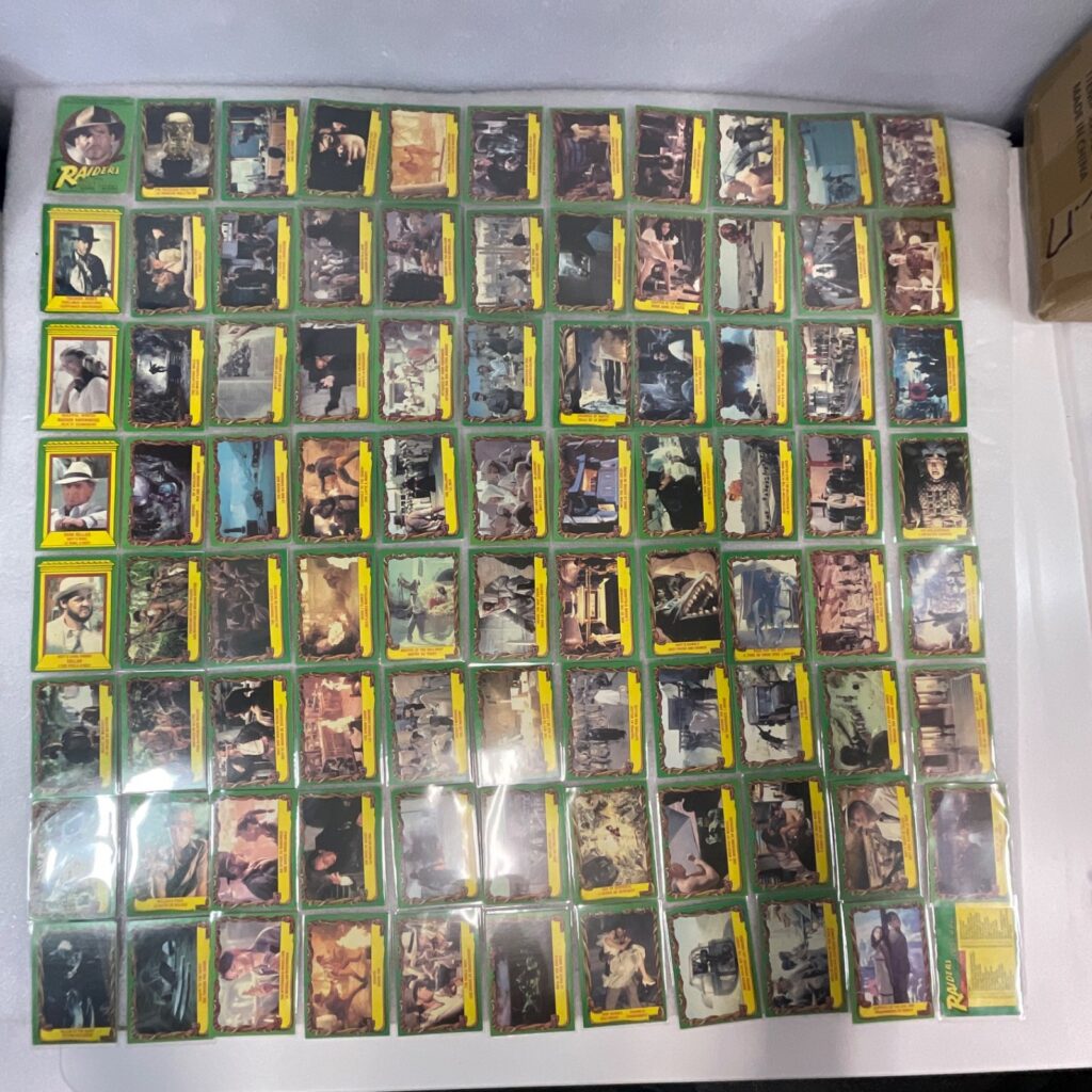Raiders Lost Ark 1981 O-Pee-Chee 88 Card Lot Bilingual French English Canada - Image 1