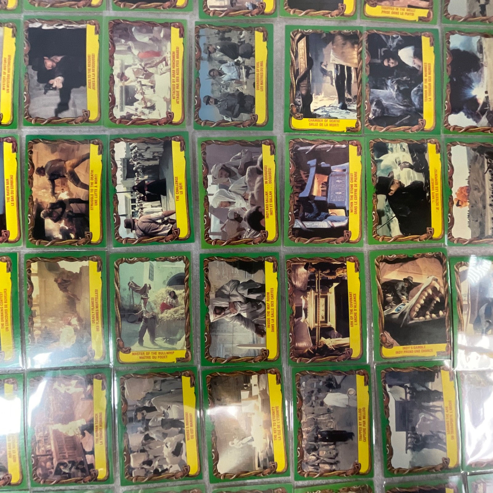 Raiders Lost Ark 1981 O-Pee-Chee 88 Card Lot Bilingual French English Canada - Image 11