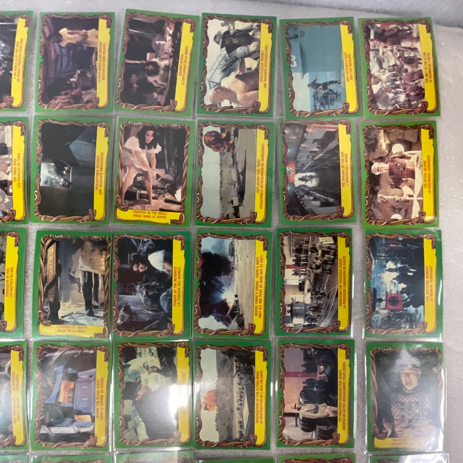 Raiders Lost Ark 1981 O-Pee-Chee 88 Card Lot Bilingual French English Canada - Image 13