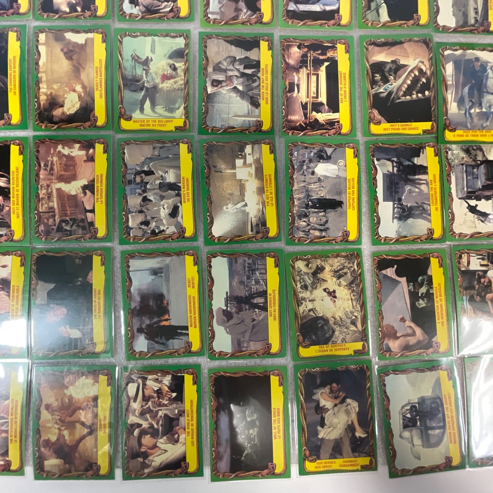 Raiders Lost Ark 1981 O-Pee-Chee 88 Card Lot Bilingual French English Canada - Image 12