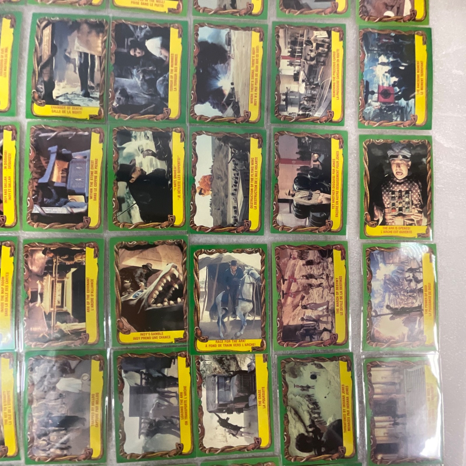 Raiders Lost Ark 1981 O-Pee-Chee 88 Card Lot Bilingual French English Canada - Image 14