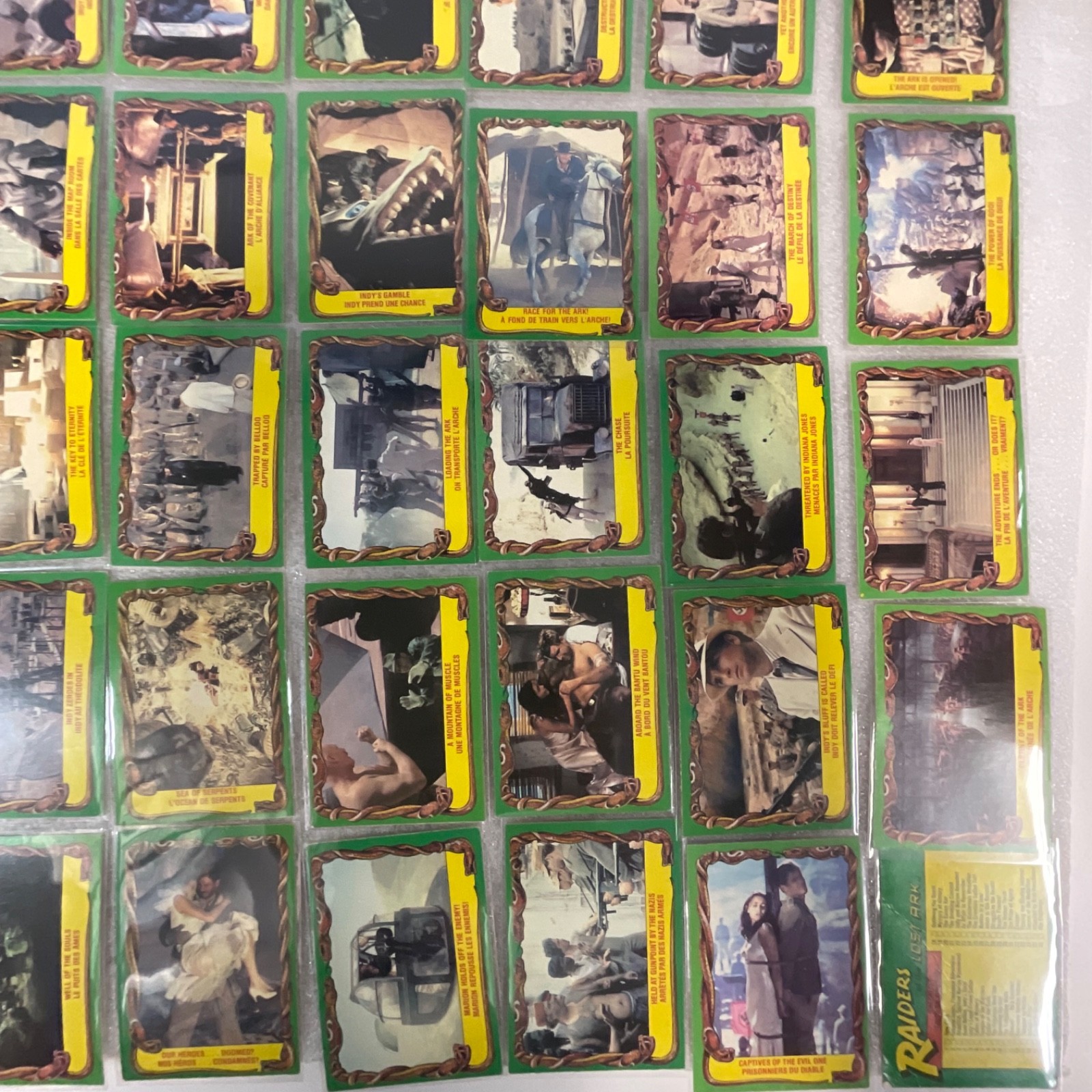 Raiders Lost Ark 1981 O-Pee-Chee 88 Card Lot Bilingual French English Canada - Image 15