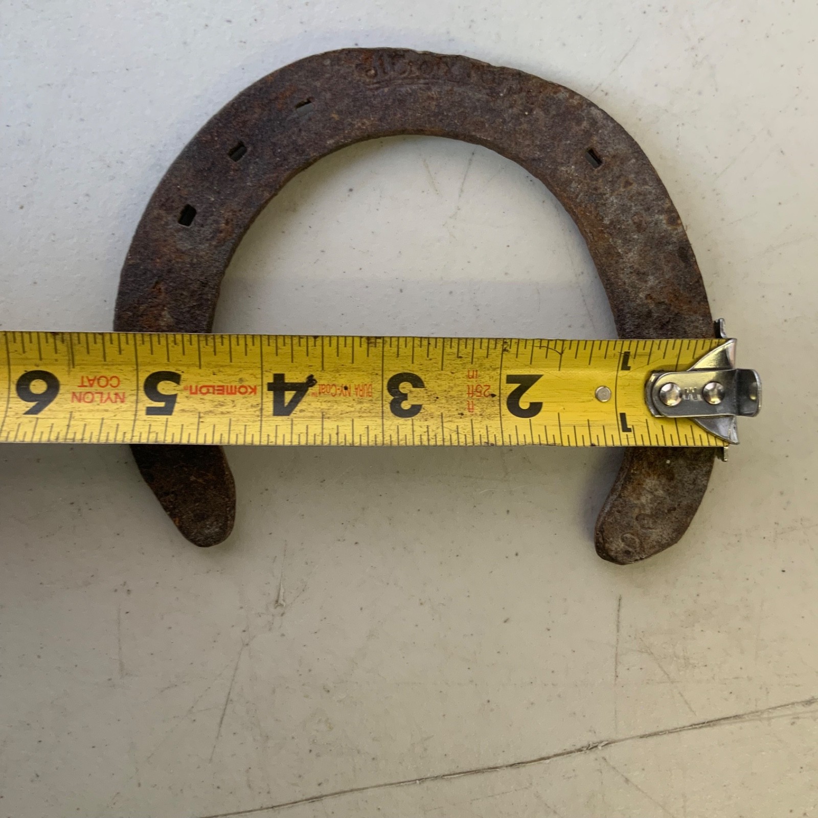 Lot of 2 Used Rusty Horseshoes Western Farm Decor Craft 5 in - Image 6