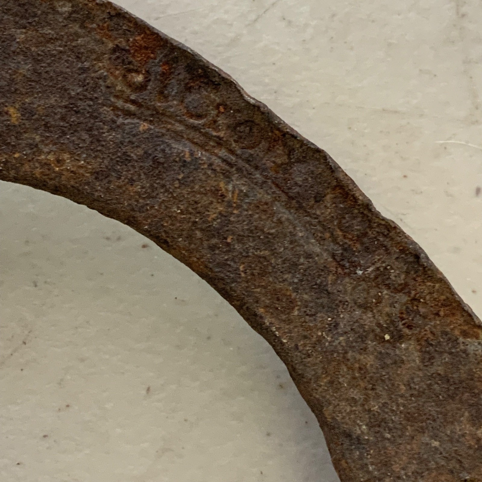 Lot of 2 Used Rusty Horseshoes Western Farm Decor Craft 5 in - Image 11