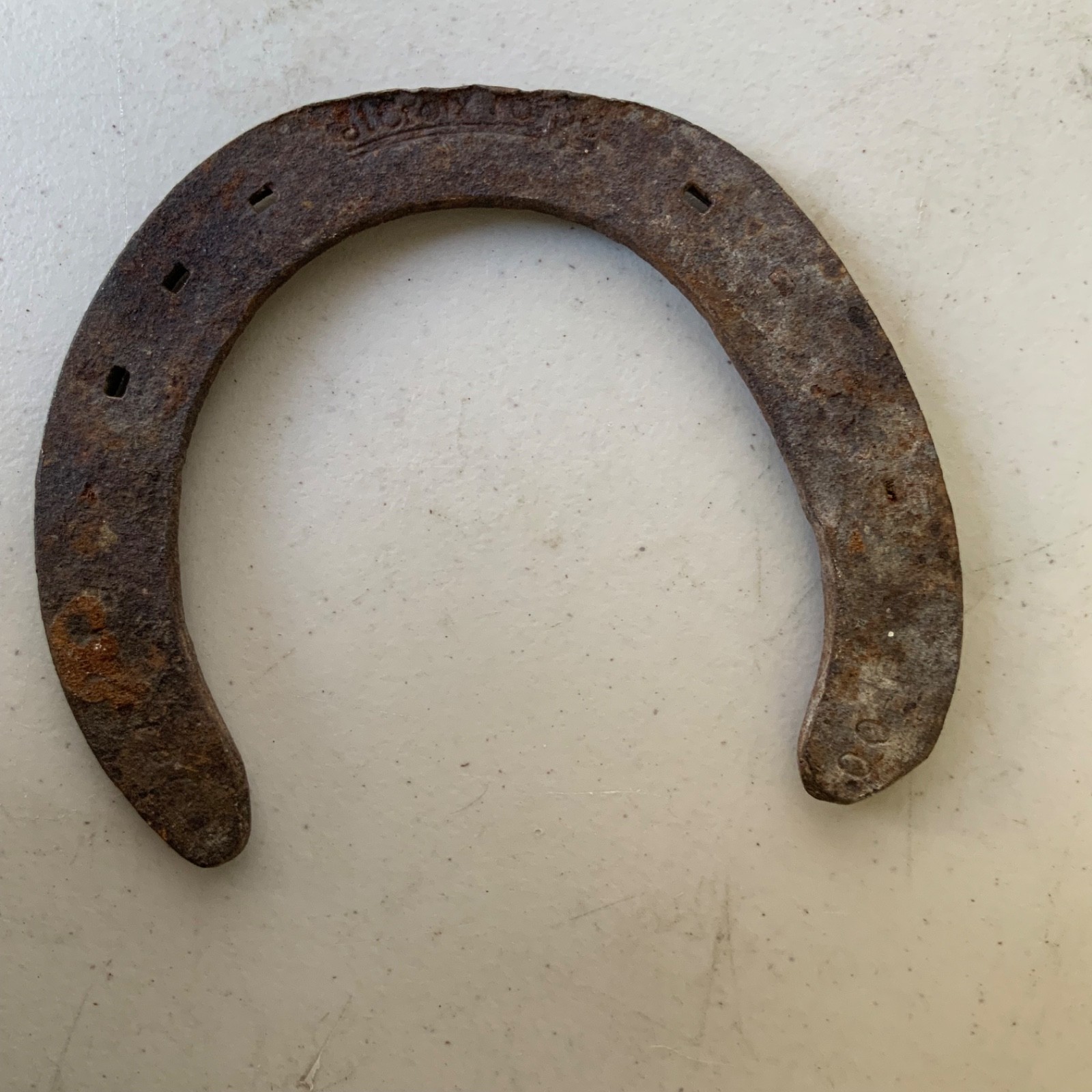 Lot of 2 Used Rusty Horseshoes Western Farm Decor Craft 5 in - Image 10