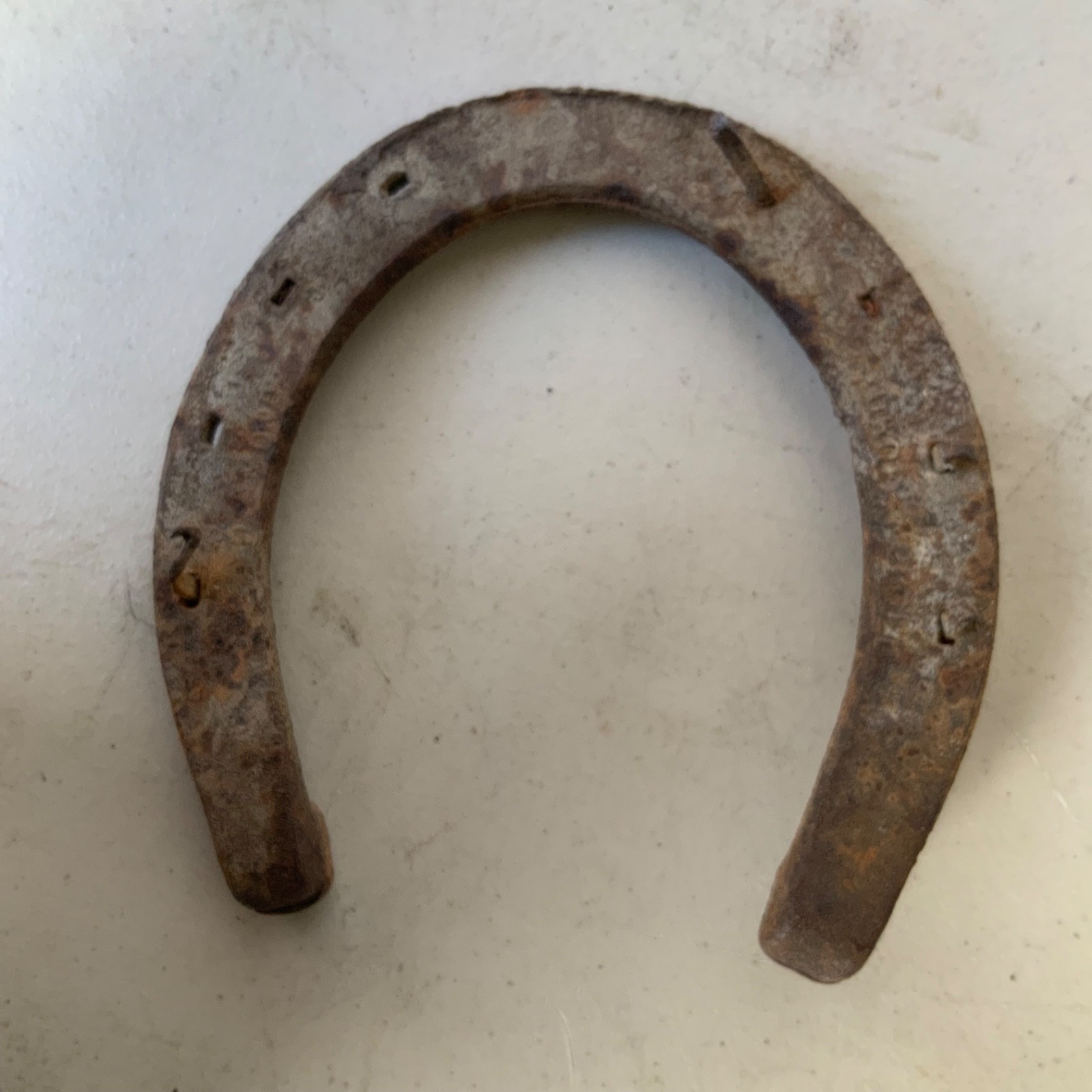 Lot of 2 Used Rusty Horseshoes Western Farm Decor Craft 5 in - Image 8