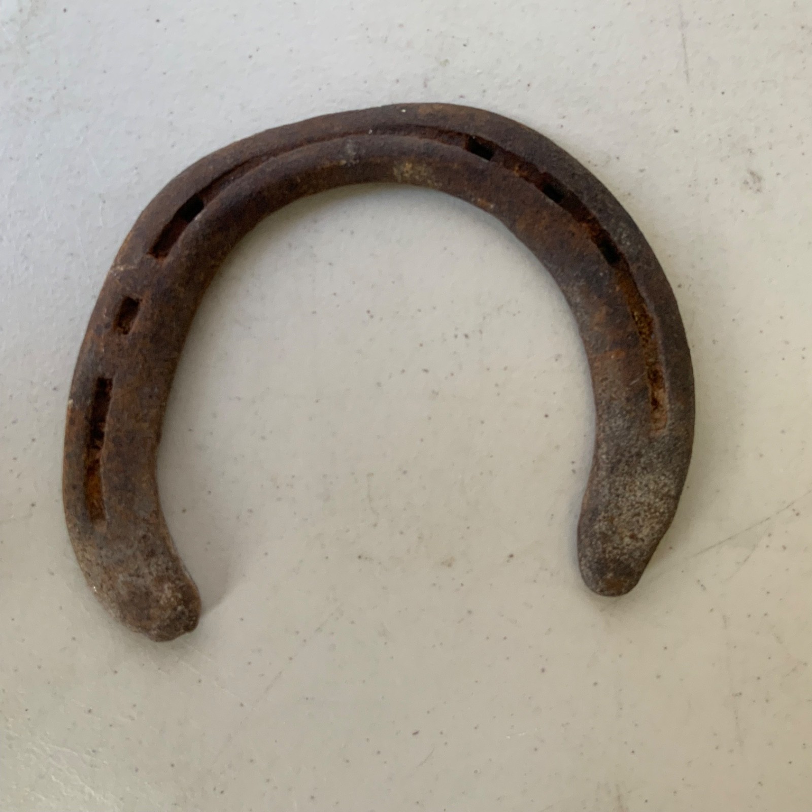 Lot of 2 Used Rusty Horseshoes Western Farm Decor Craft 5 in - Image 9