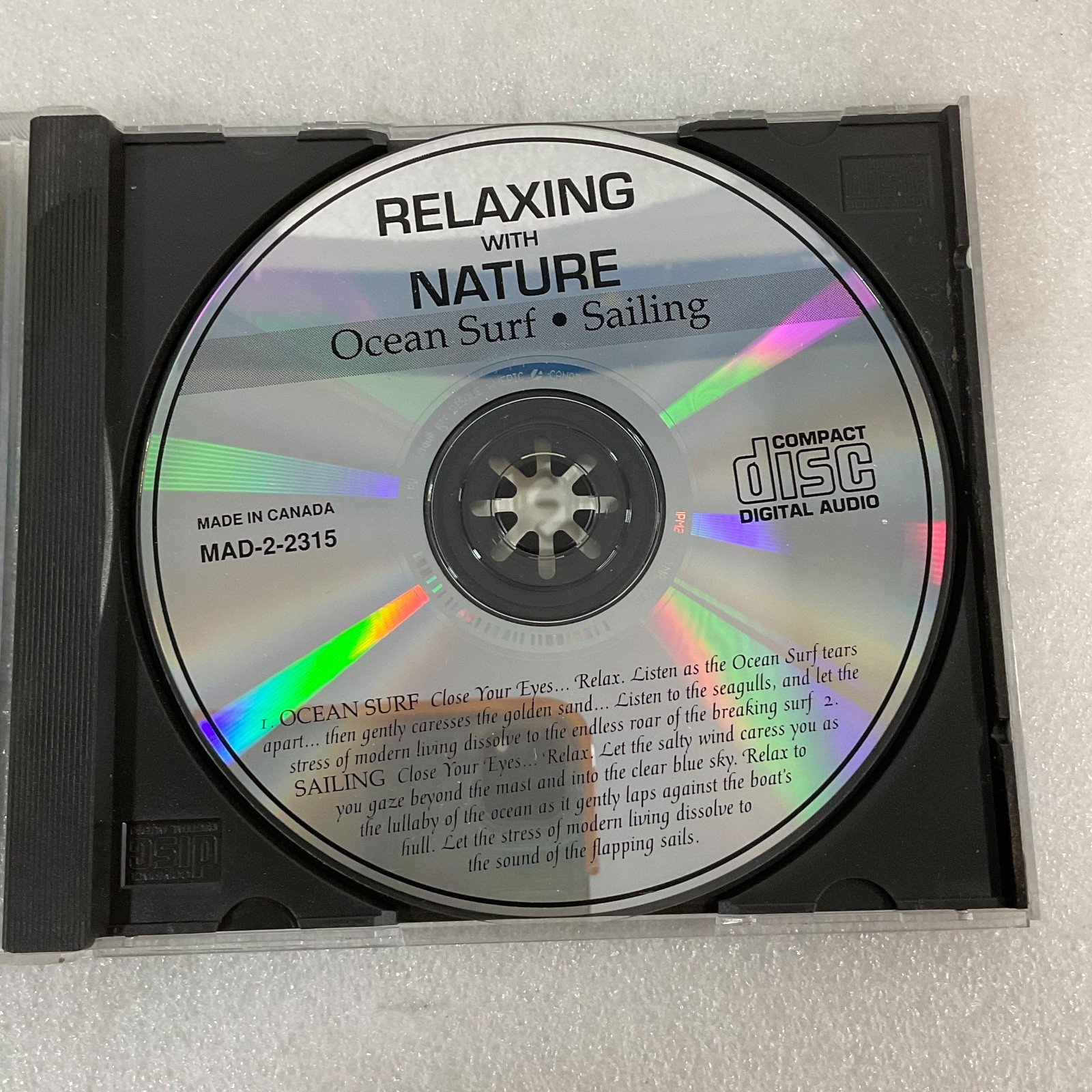 Relaxing With Nature Ocean Surf Sailing Ambient Soundscapes CD - Image 13