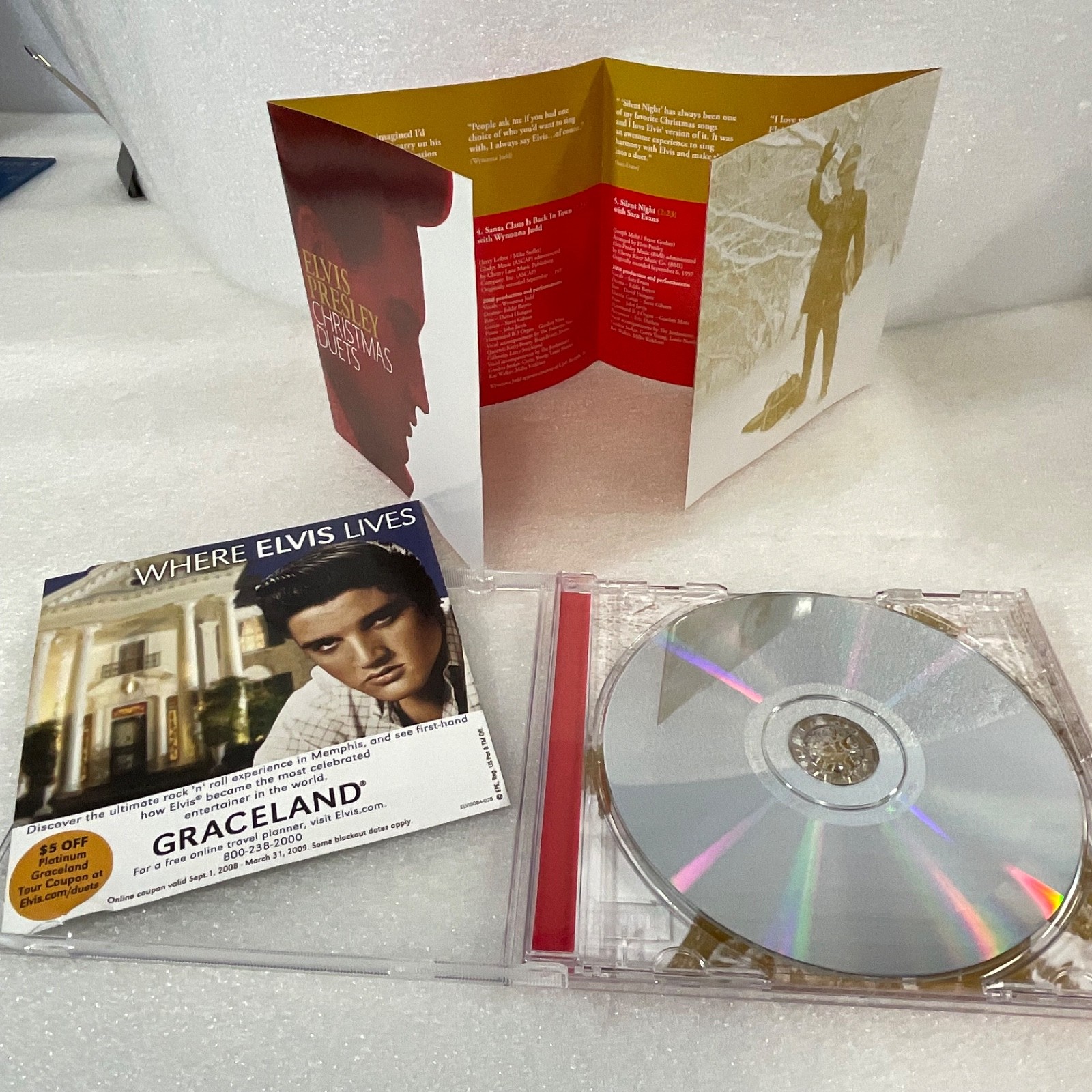 Elvis Presley Christmas Duets CD Holiday Classics - Image 13