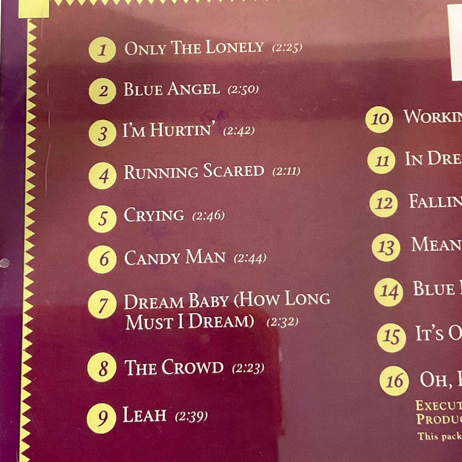 Roy Orbison 16 Biggest Hits CD Monument Legacy Compilation - Image 12
