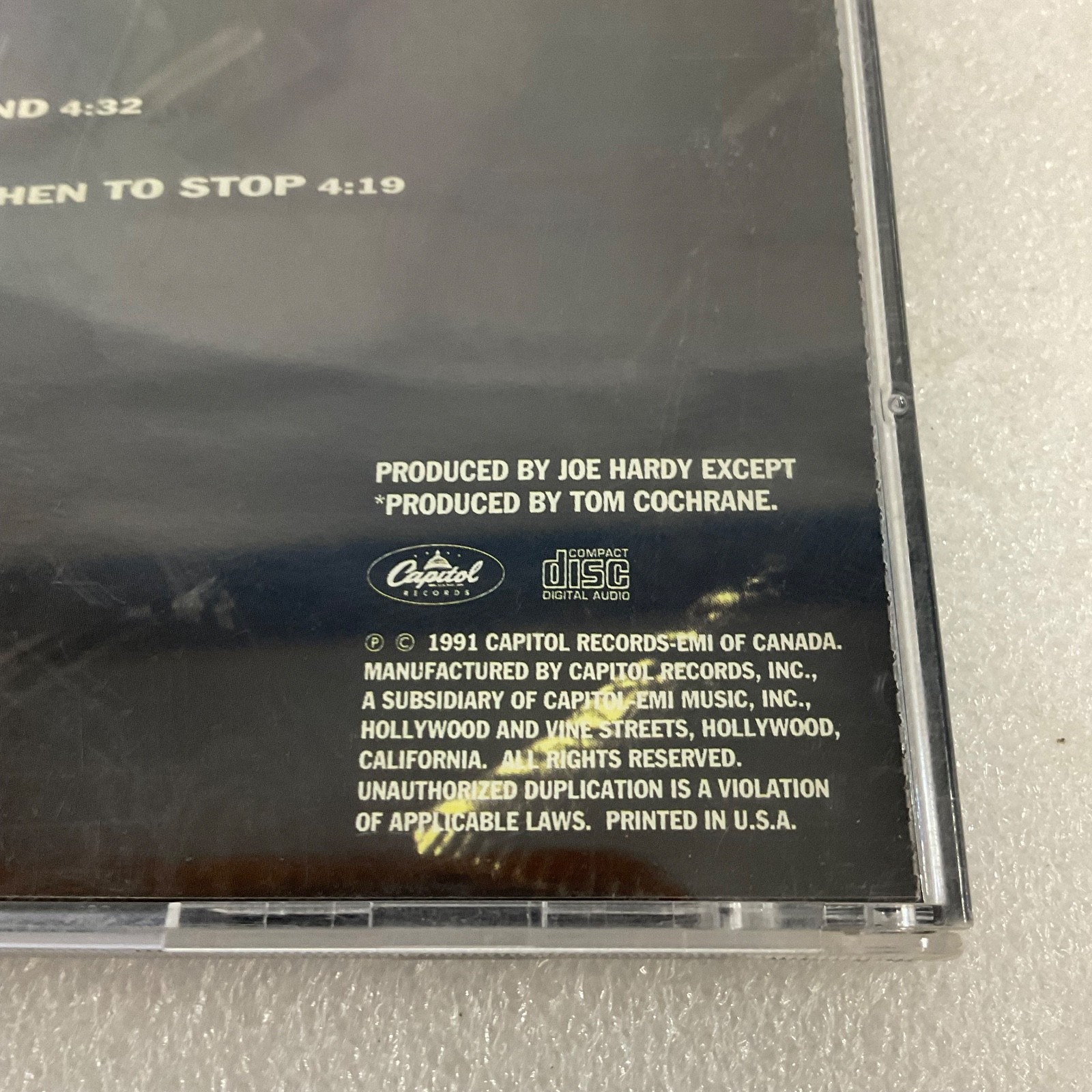Tom Cochrane Mad Mad World CD 1991 Capitol Records Life Is a Highway - Image 12