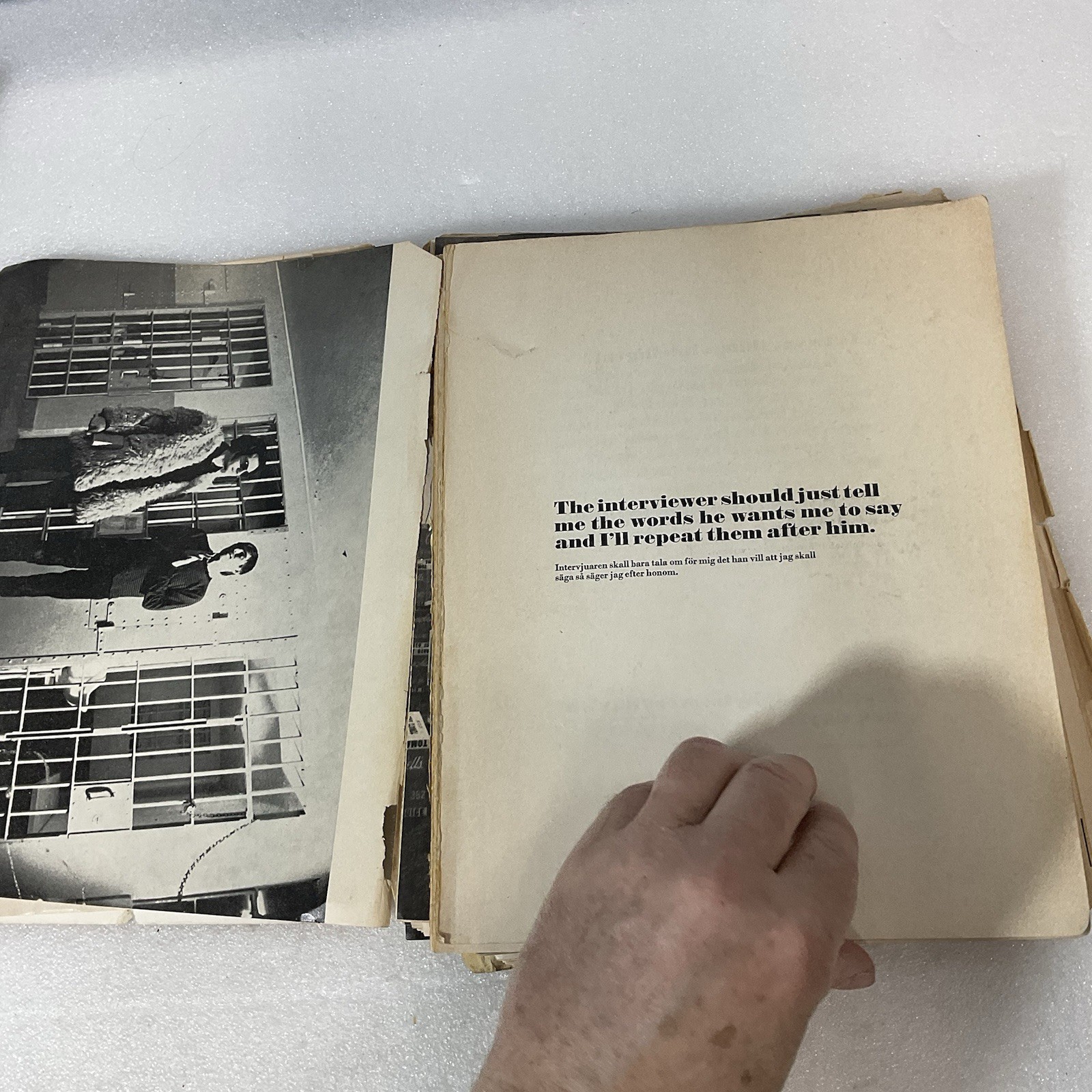 VTG 1968 Andy Warhol Moderna Museet Exhibition Catalog 1st Ed RARE Poor - Image 7