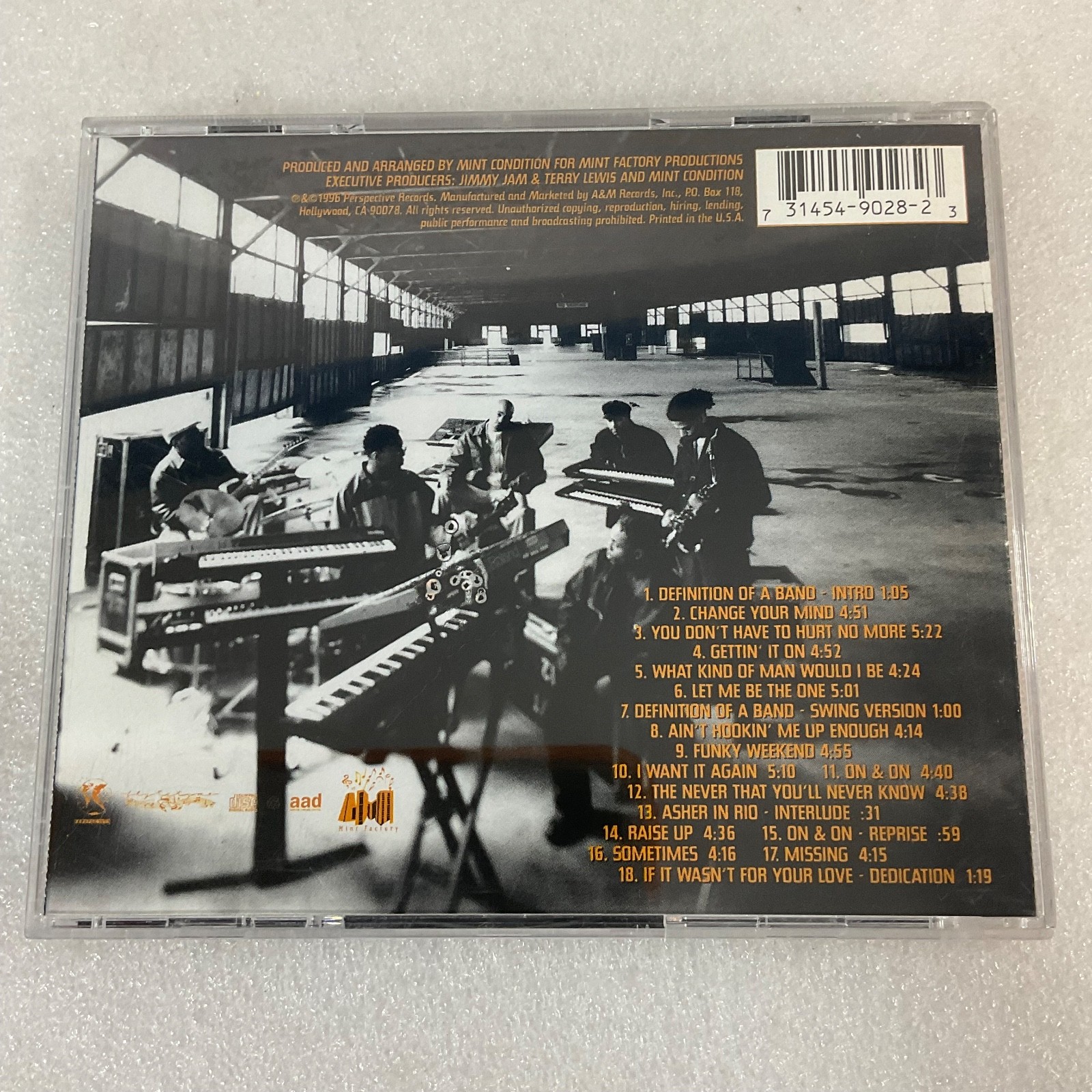 Mint Condition Definition of a Band CD 1996 Perspective Records R&B - Image 2