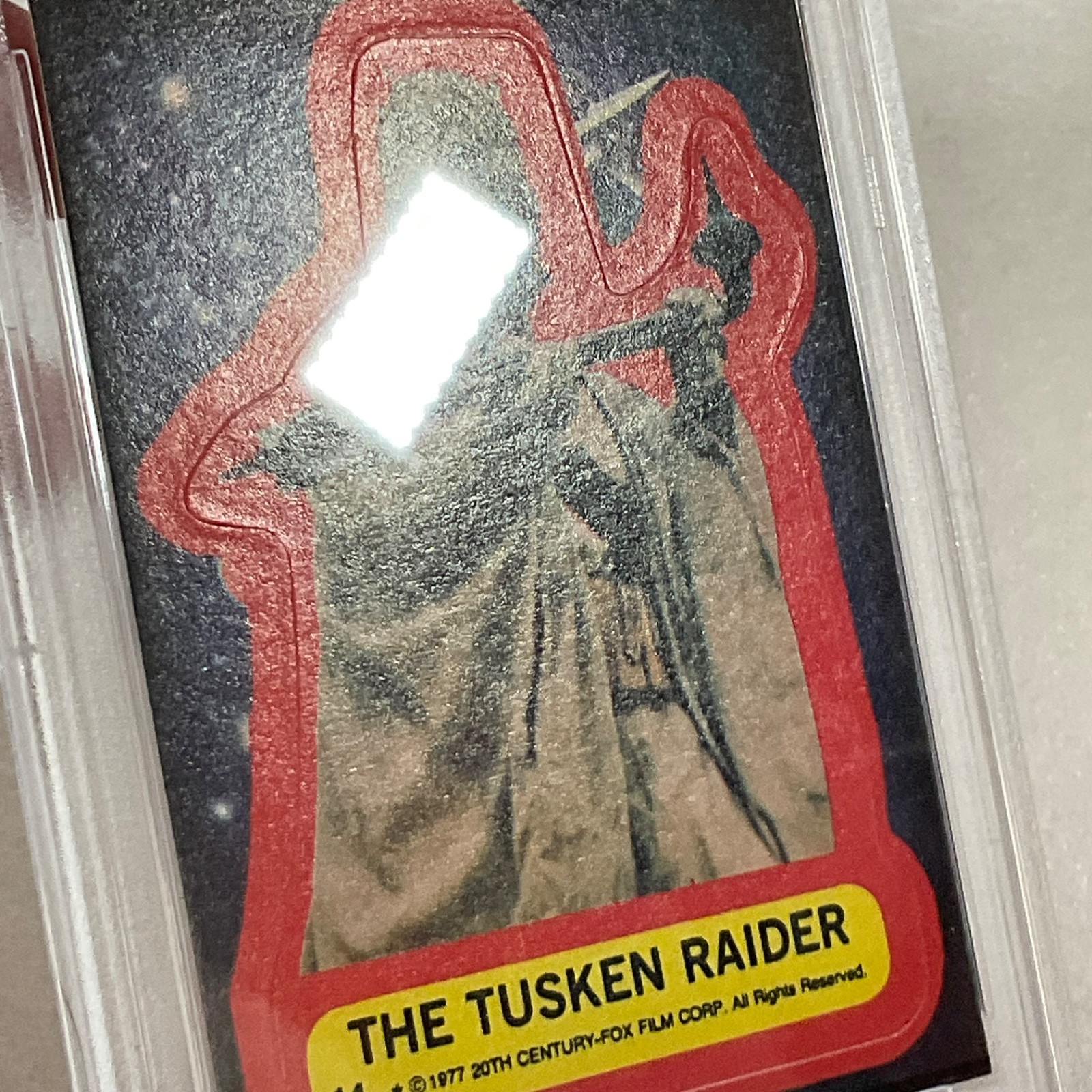 Star Wars 1977 The Tusken Raider Sticker Card #14 PSA 8 CERT#151033813 - Image 12