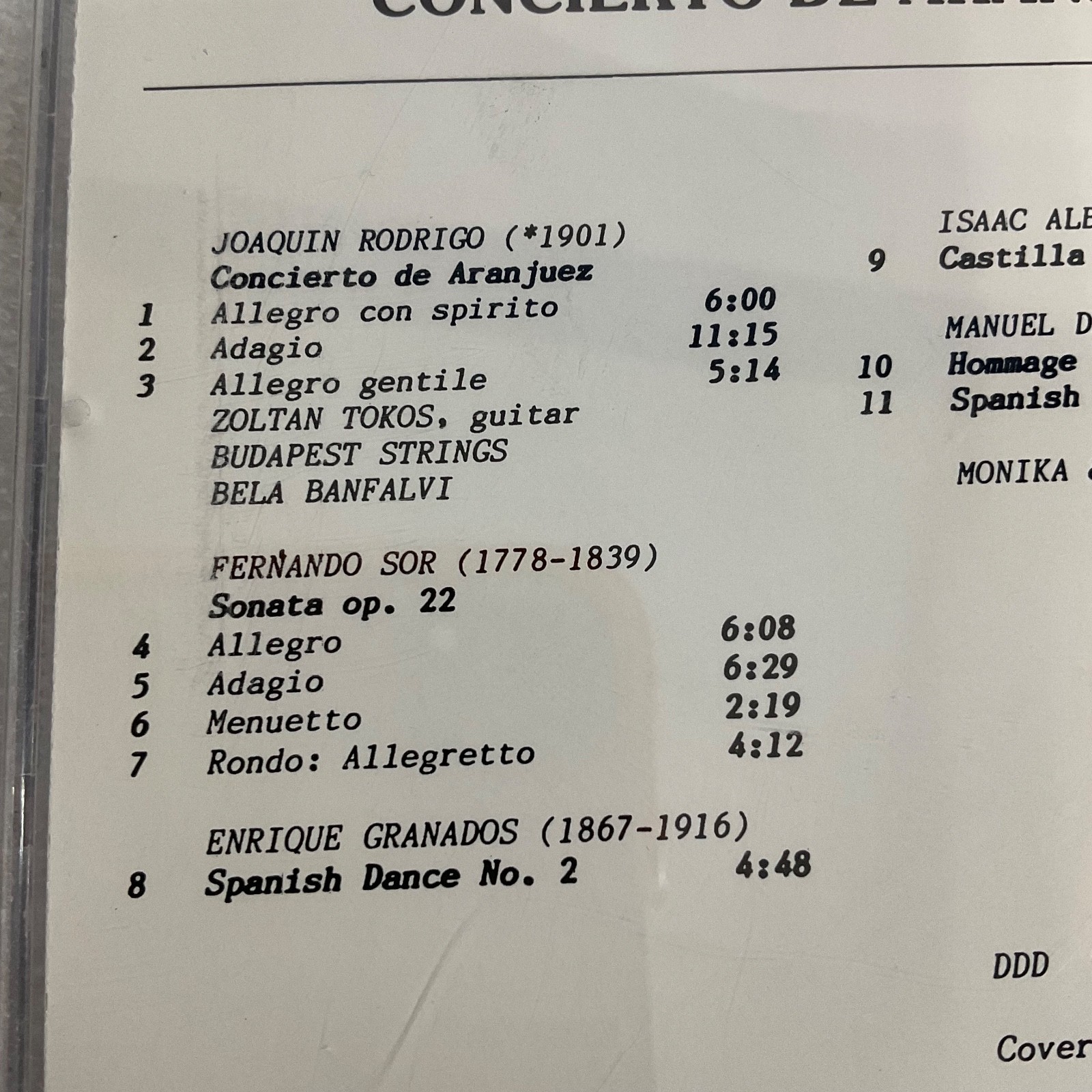 Rodrigo Concierto de Aranjuez Spanish Guitar Music CD LaserLight Digital - Image 14