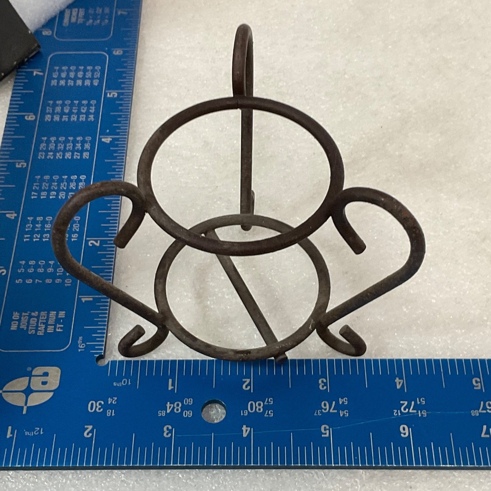 Small Metal Votive Candle Holder Brown Scroll Stand 5in Decor - Image 6