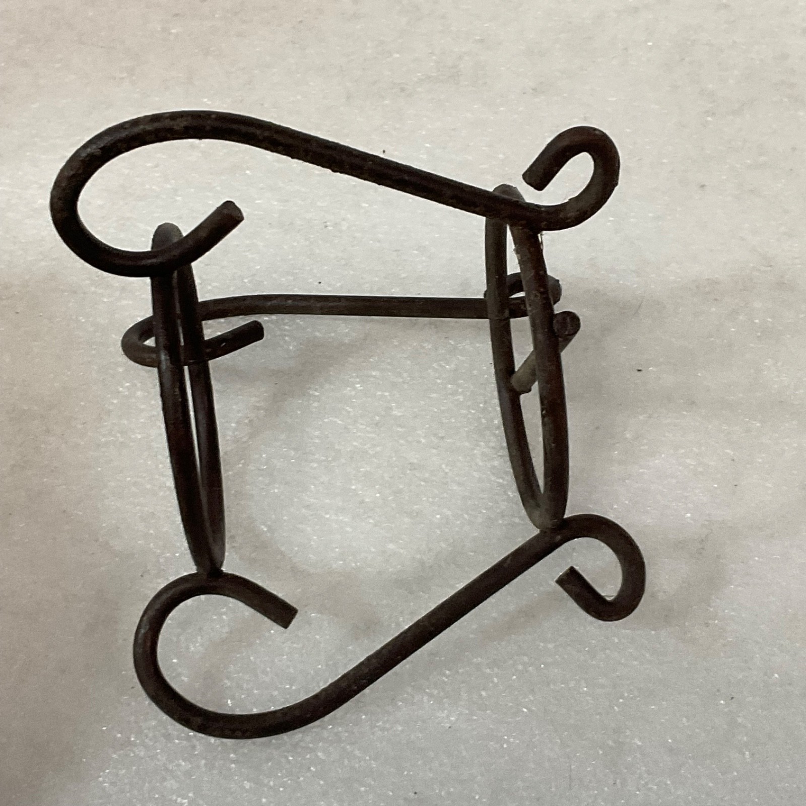 Small Metal Votive Candle Holder Brown Scroll Stand 5in Decor - Image 8