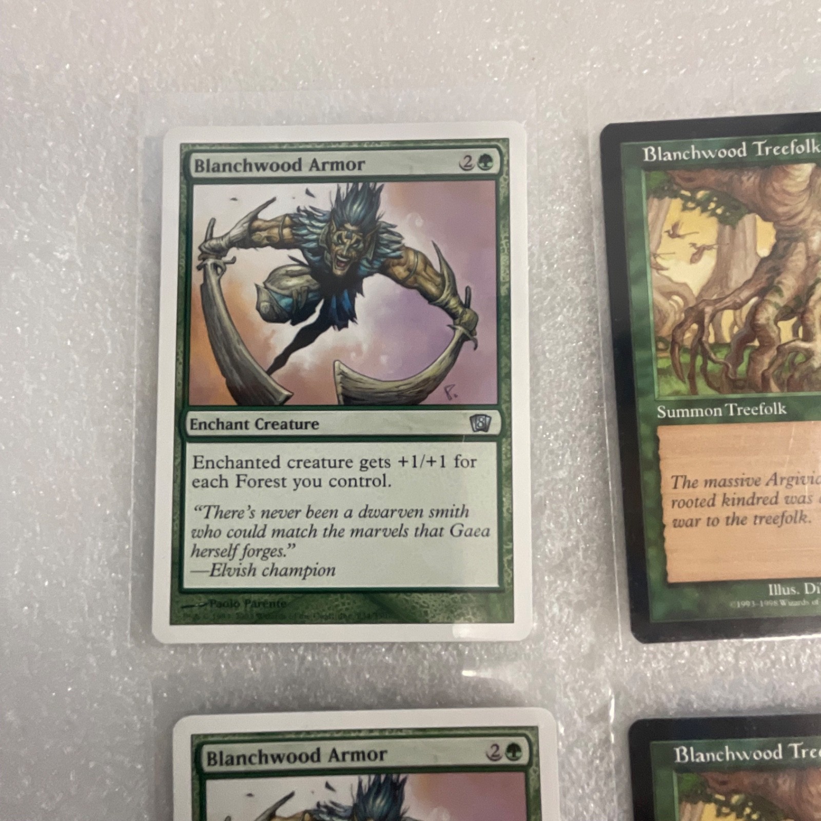 MTG 20 Card Green Lot Blastoderm Duskdale Wurm Mixed Sets - Image 2