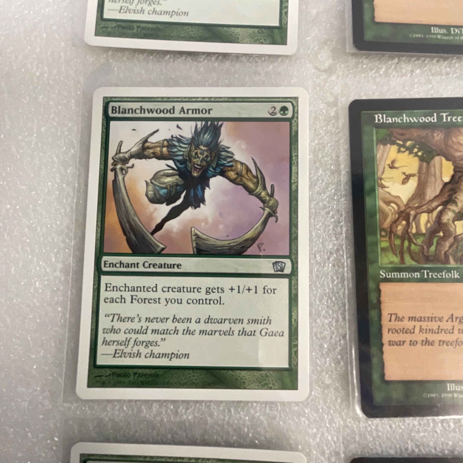 MTG 20 Card Green Lot Blastoderm Duskdale Wurm Mixed Sets - Image 3