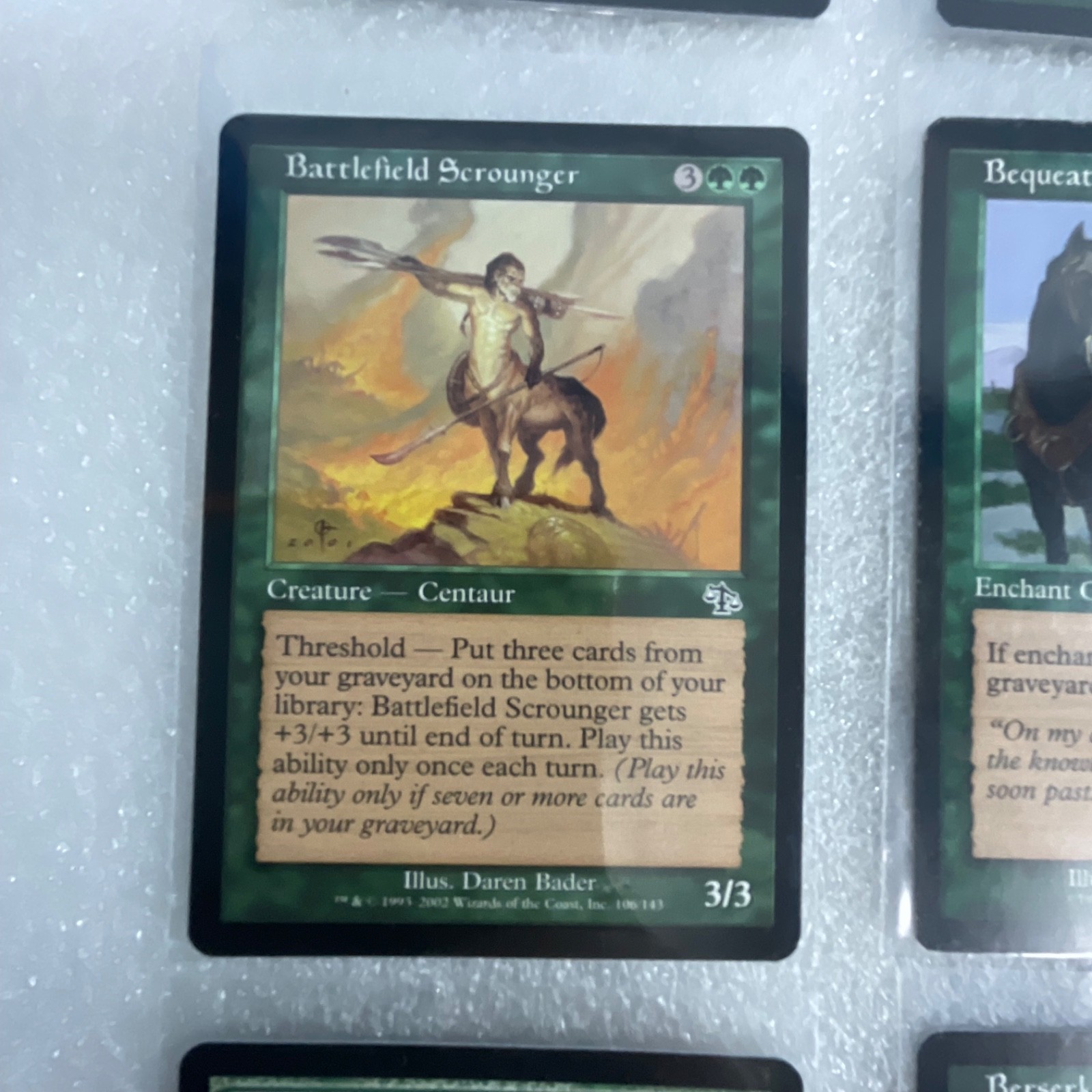 MTG 20 Card Green Lot Mixed Torment Judgment Onslaught Beast Attack Gnarr - Image 3