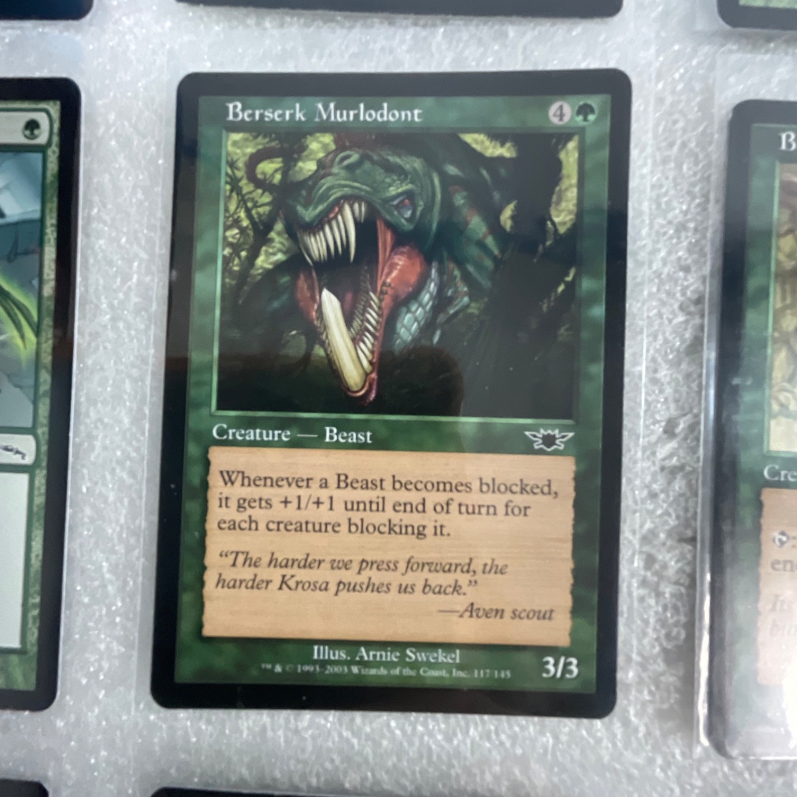 MTG 20 Card Green Lot Mixed Torment Judgment Onslaught Beast Attack Gnarr - Image 7