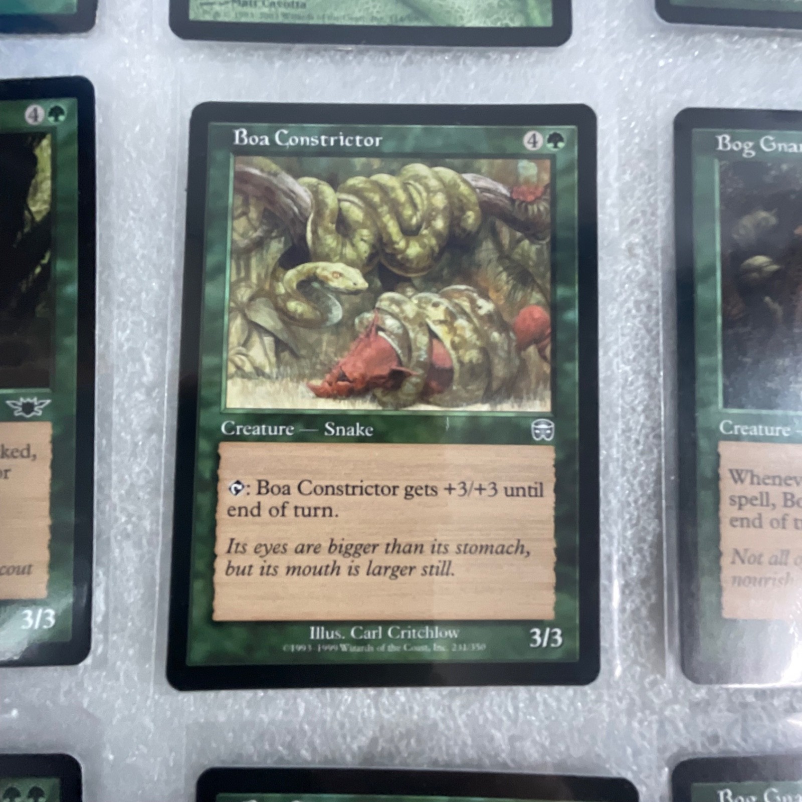 MTG 20 Card Green Lot Mixed Torment Judgment Onslaught Beast Attack Gnarr - Image 12