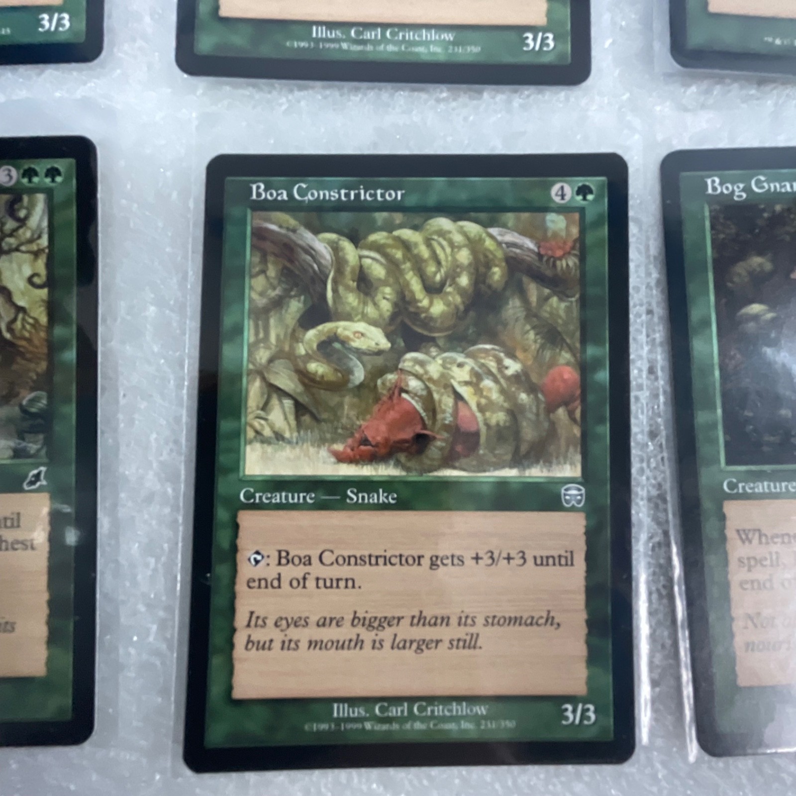 MTG 20 Card Green Lot Mixed Torment Judgment Onslaught Beast Attack Gnarr - Image 13