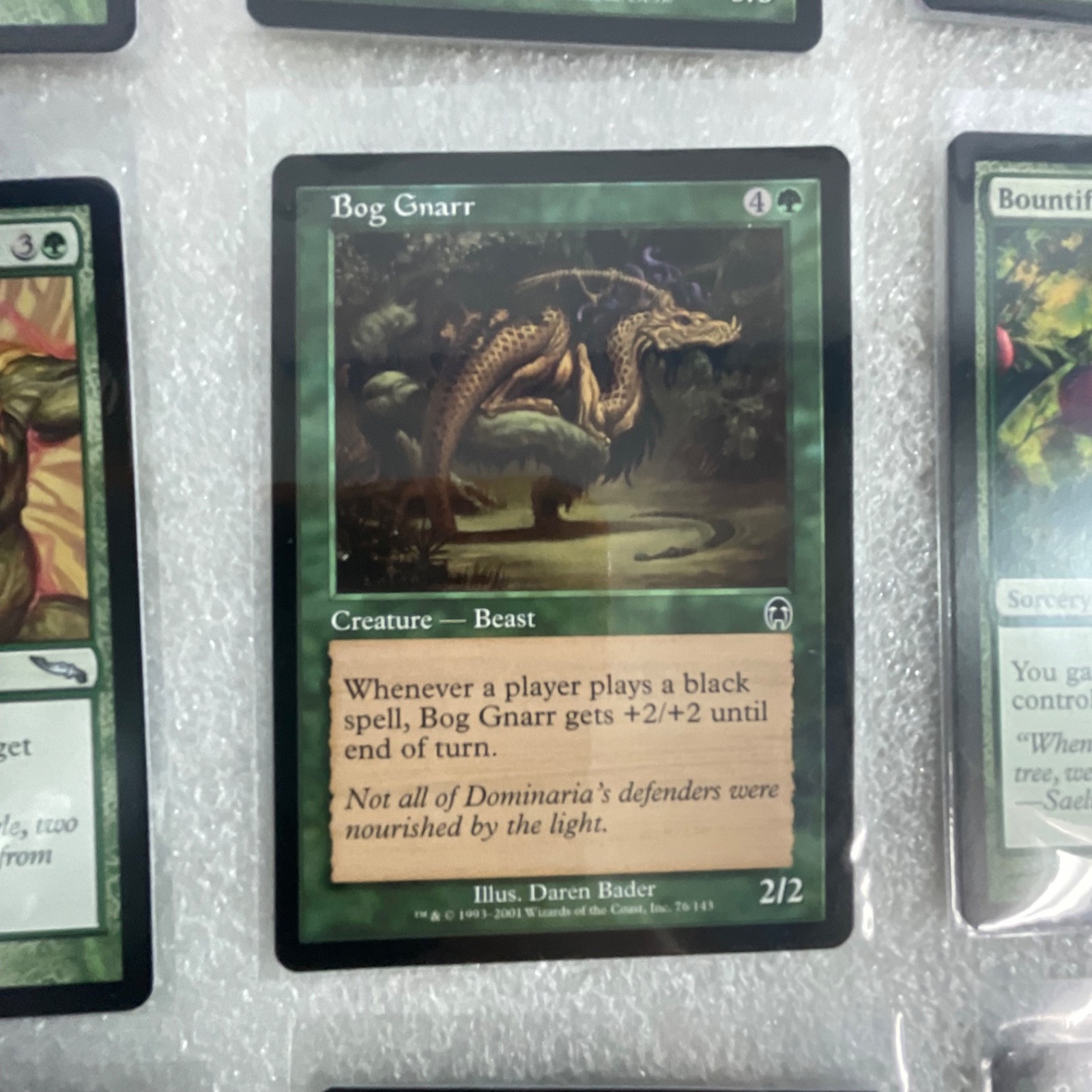 MTG 20 Card Green Lot Mixed Torment Judgment Onslaught Beast Attack Gnarr - Image 16