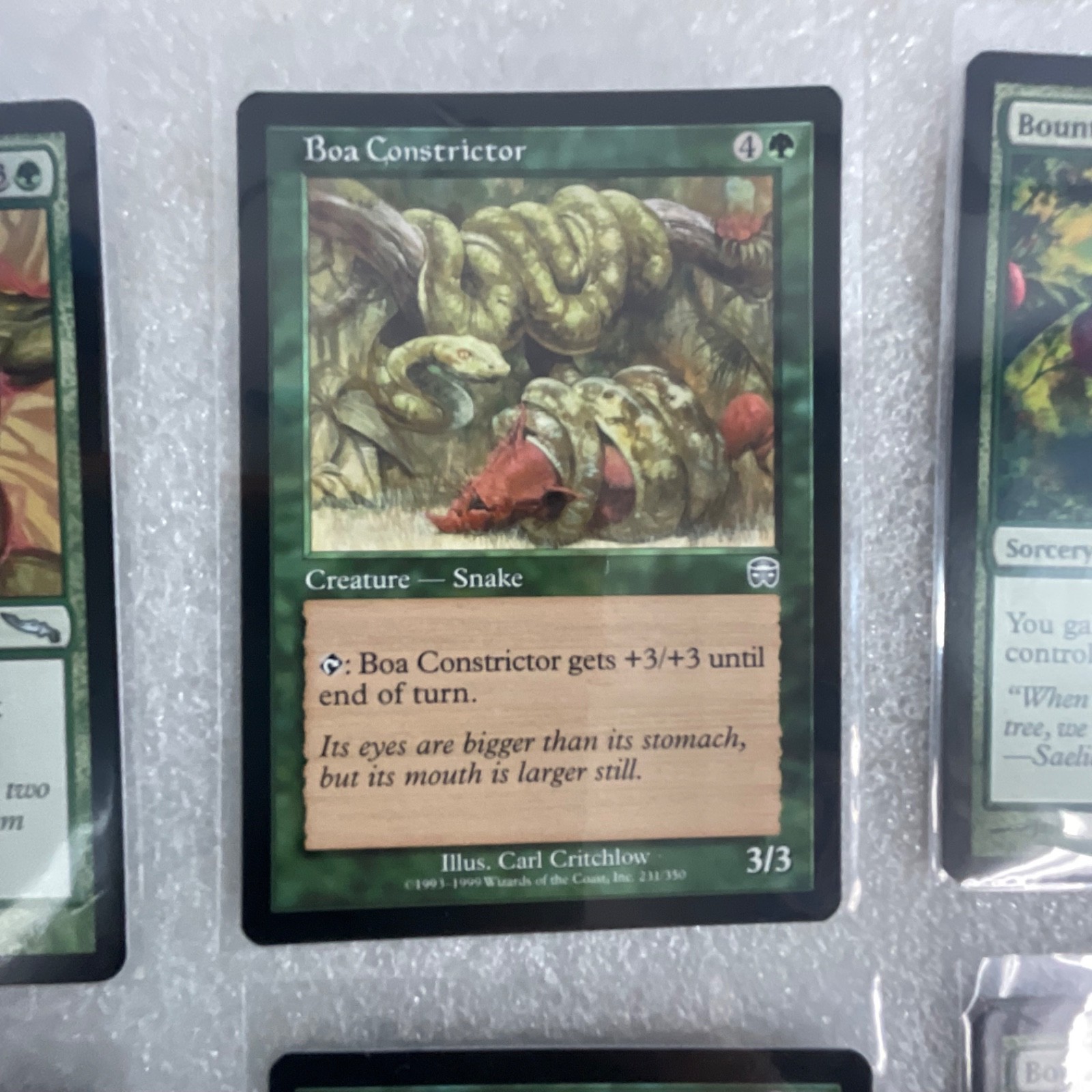 MTG 20 Card Green Lot Mixed Torment Judgment Onslaught Beast Attack Gnarr - Image 17