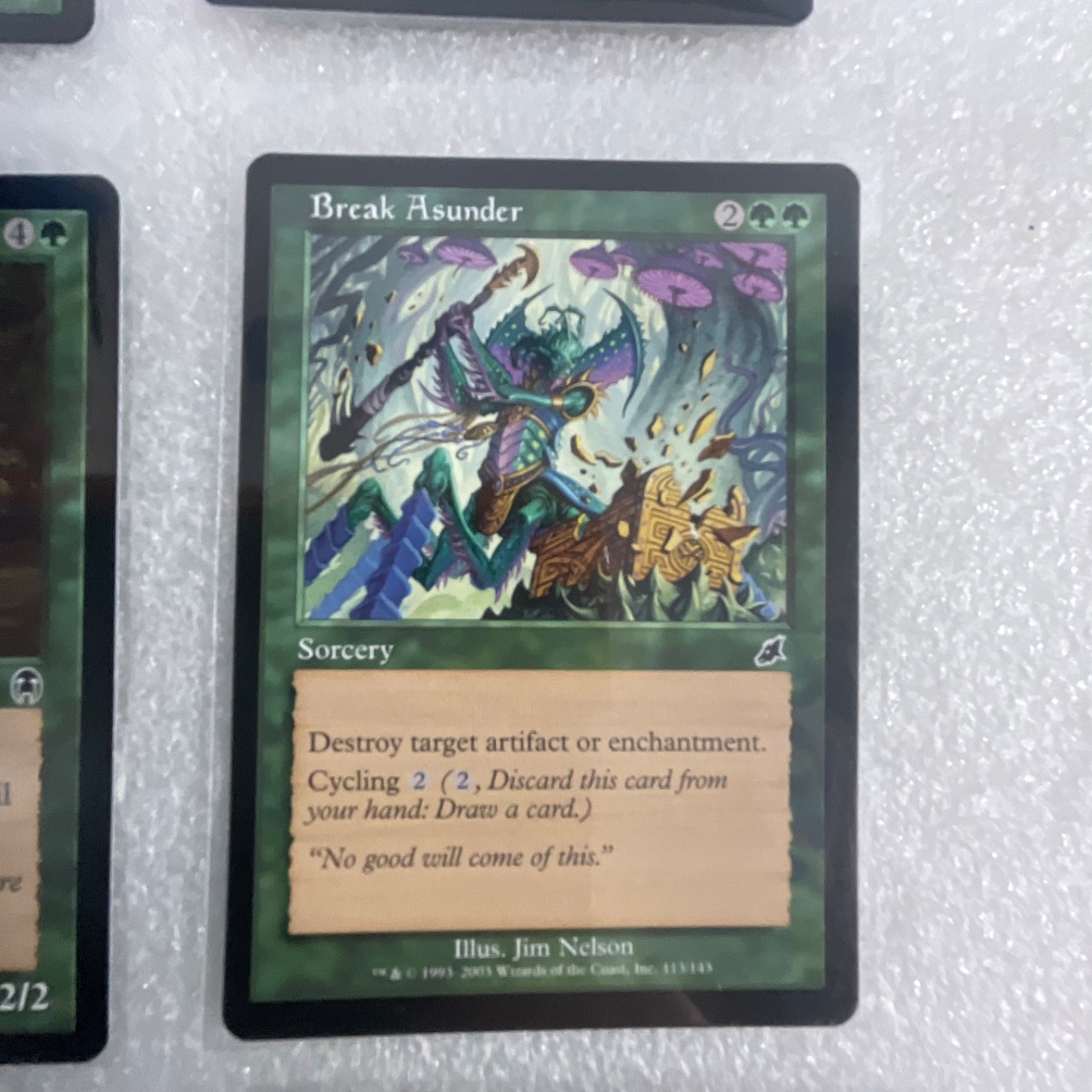 MTG 20 Card Green Lot Mixed Torment Judgment Onslaught Beast Attack Gnarr - Image 20