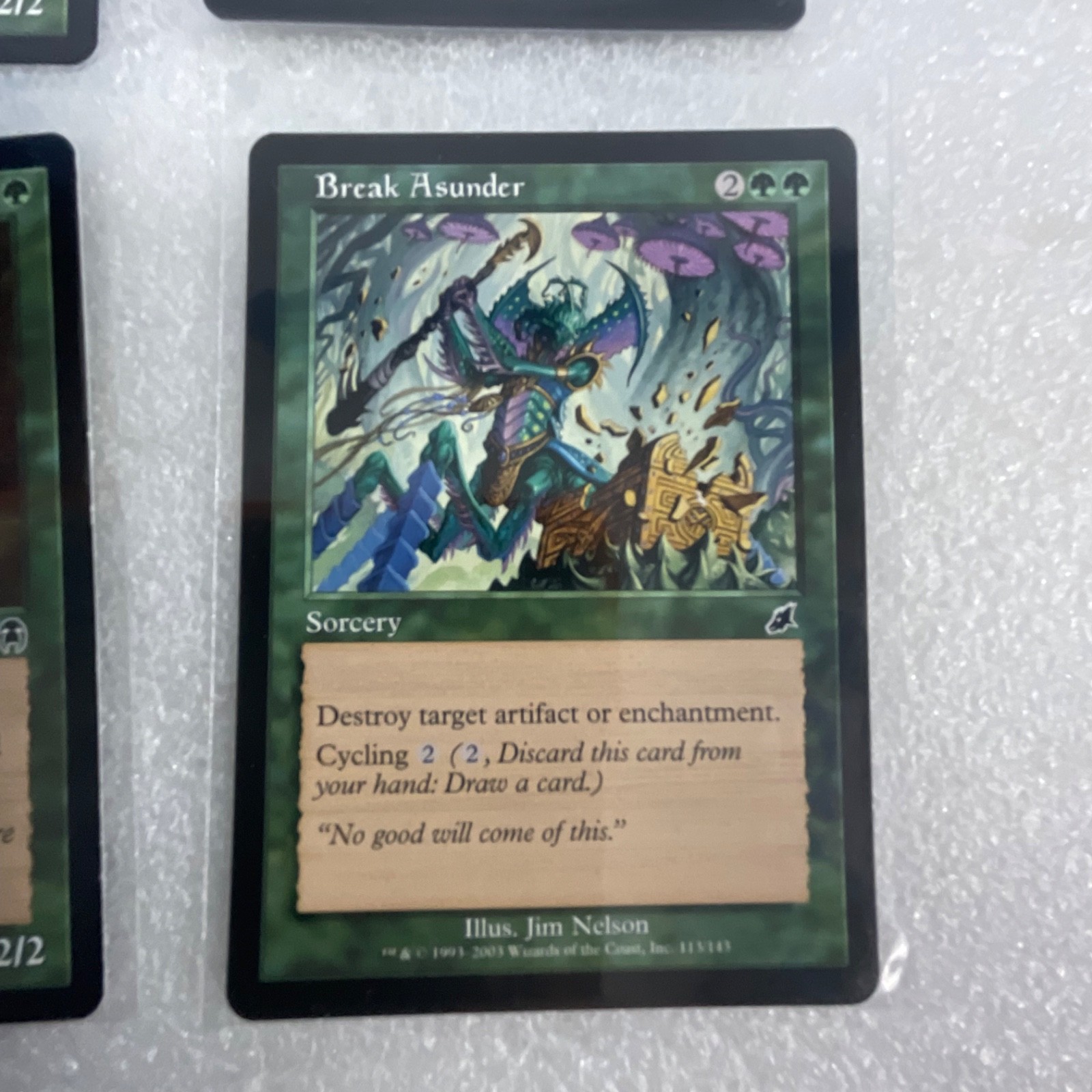 MTG 20 Card Green Lot Mixed Torment Judgment Onslaught Beast Attack Gnarr - Image 21
