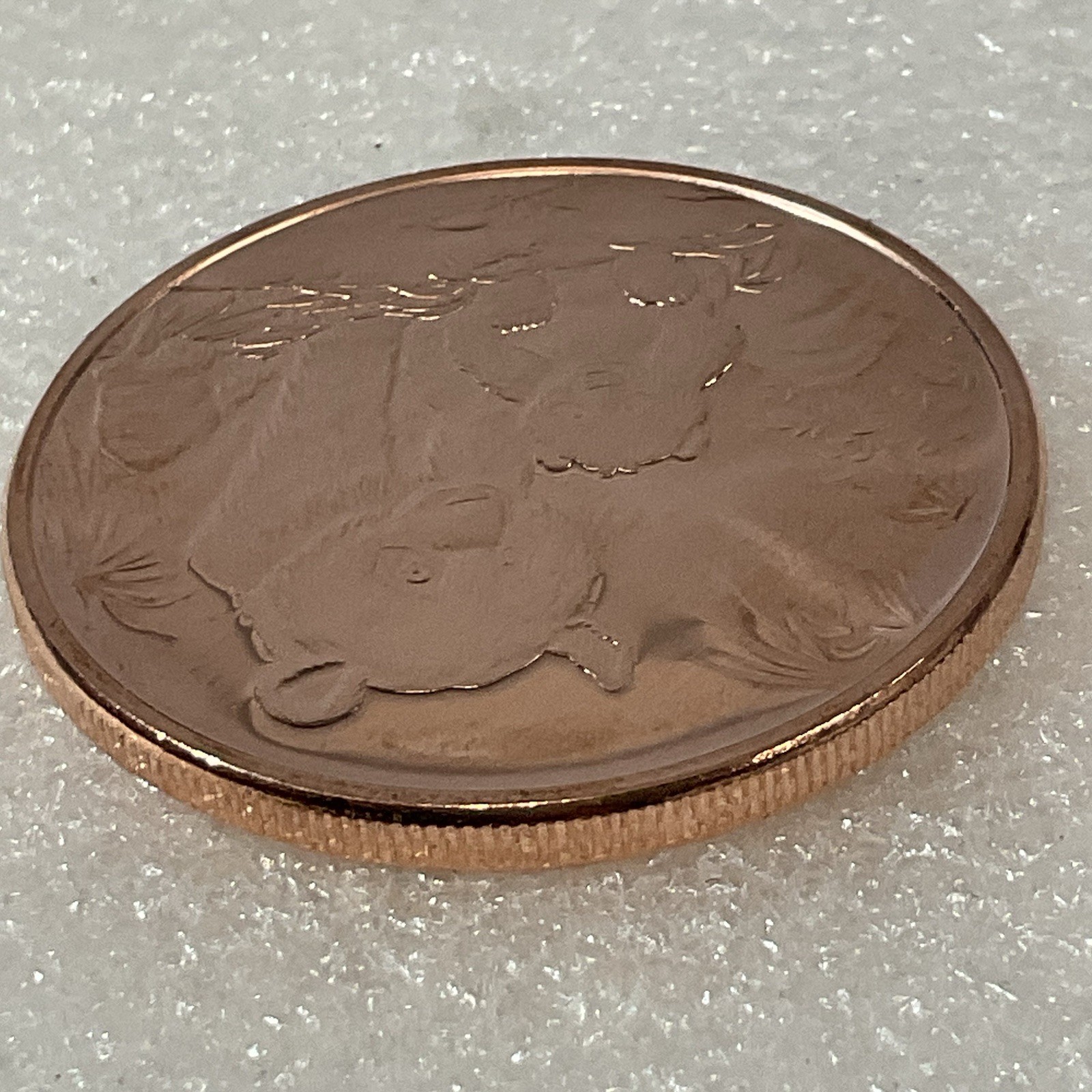 Panda Copper .9999 Fine One Ounce Round Coin Gnumismatist - Image 3