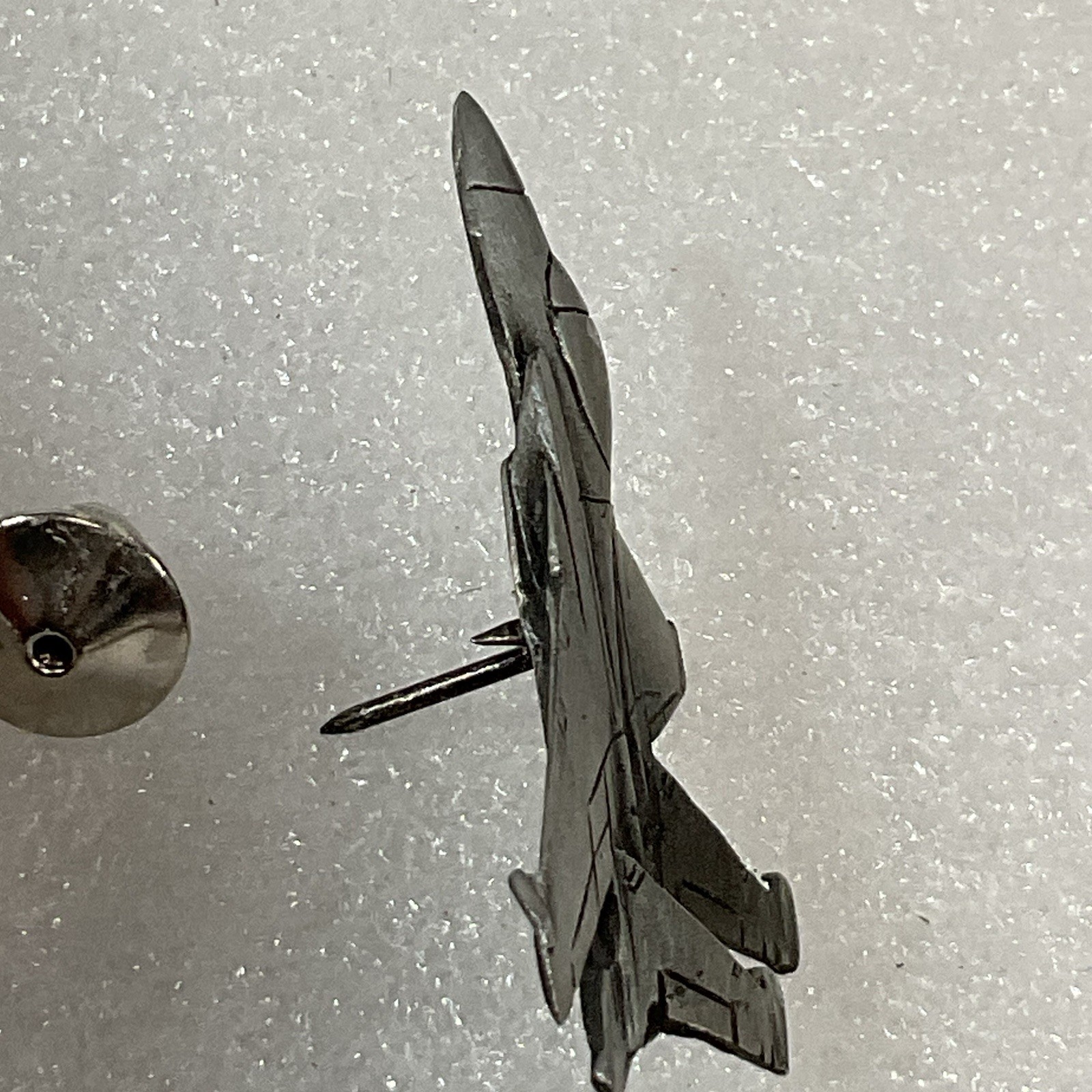 Silver Colored Metal F-15 Fighter Jet Plane Airplane Pin Pinback GnuCollectibles - Image 6