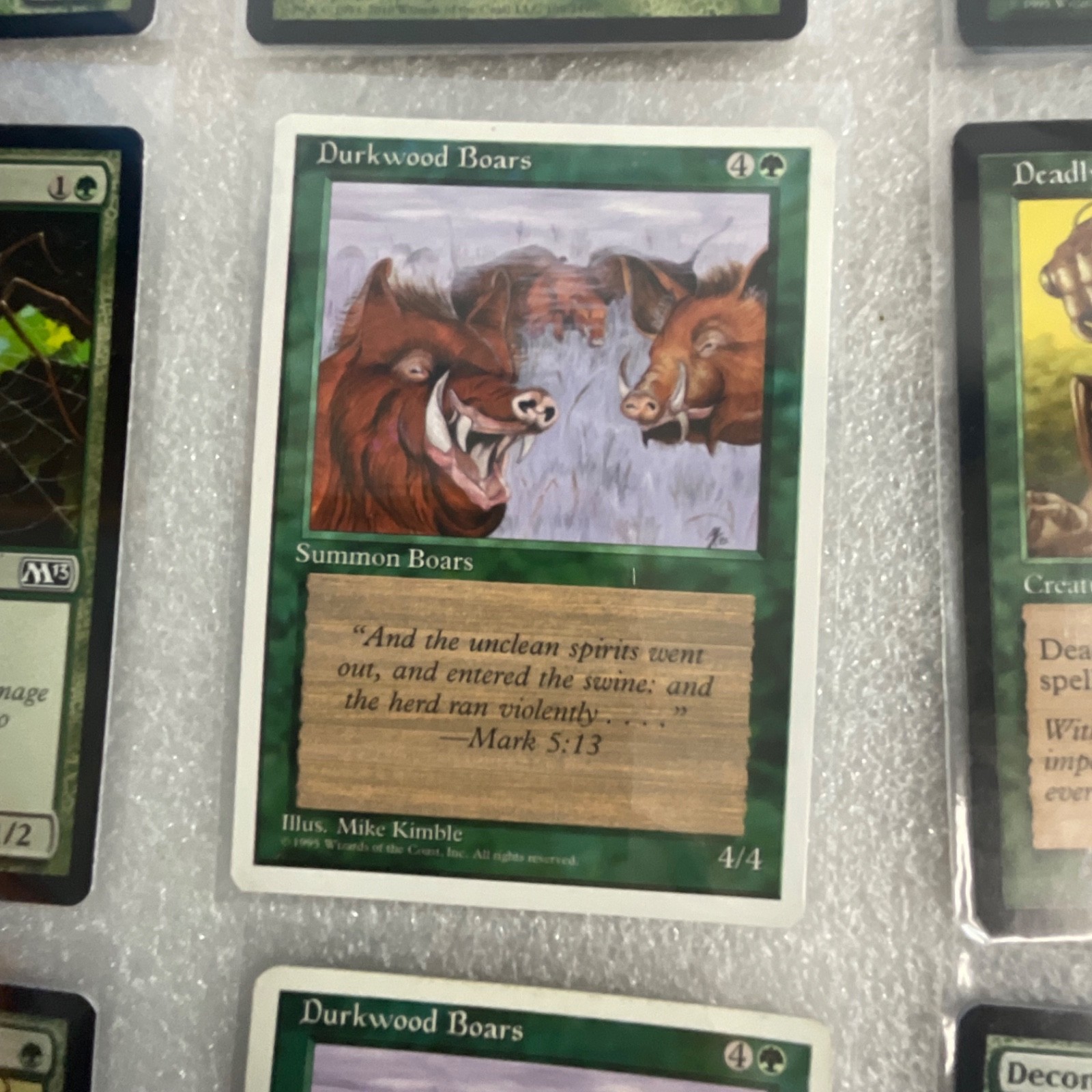 MTG Magic the Gathering 20 Card Green Lot Nemesis M13 M11 Mixed - Image 8