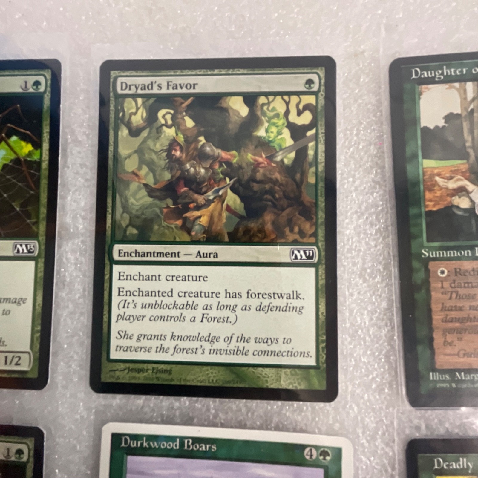 MTG Magic the Gathering 20 Card Green Lot Nemesis M13 M11 Mixed - Image 9