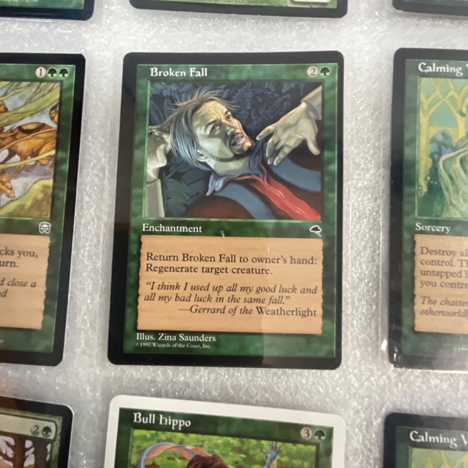 MTG 20 Card Green Lot Briar Patch Calming Verse Call of the Wild - Image 8