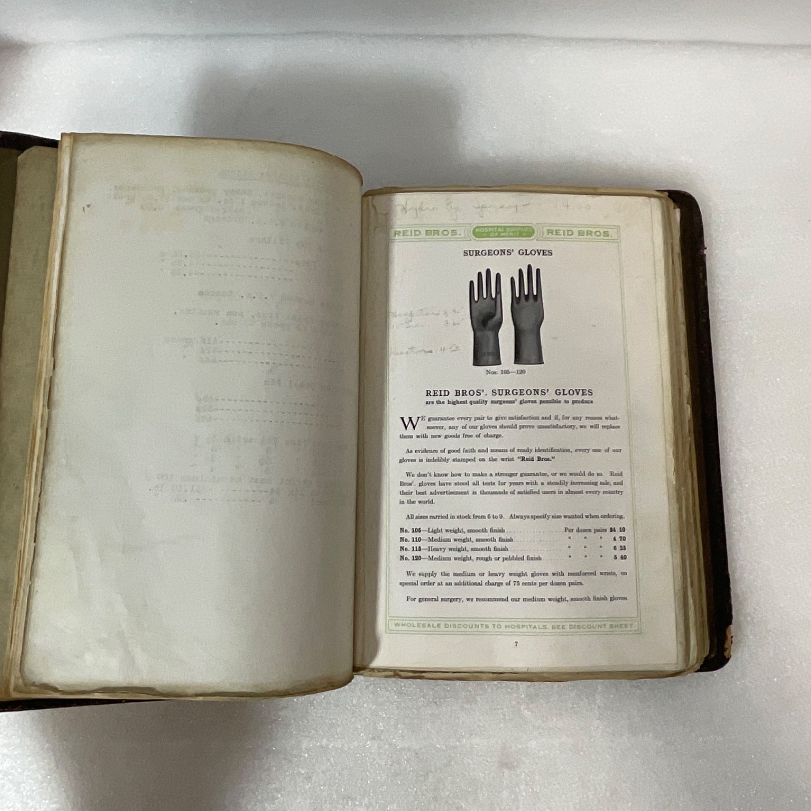 1920s Reid Bros Inc Seattle Medical Supply Catalog Binder Vintage Hospital - Image 10