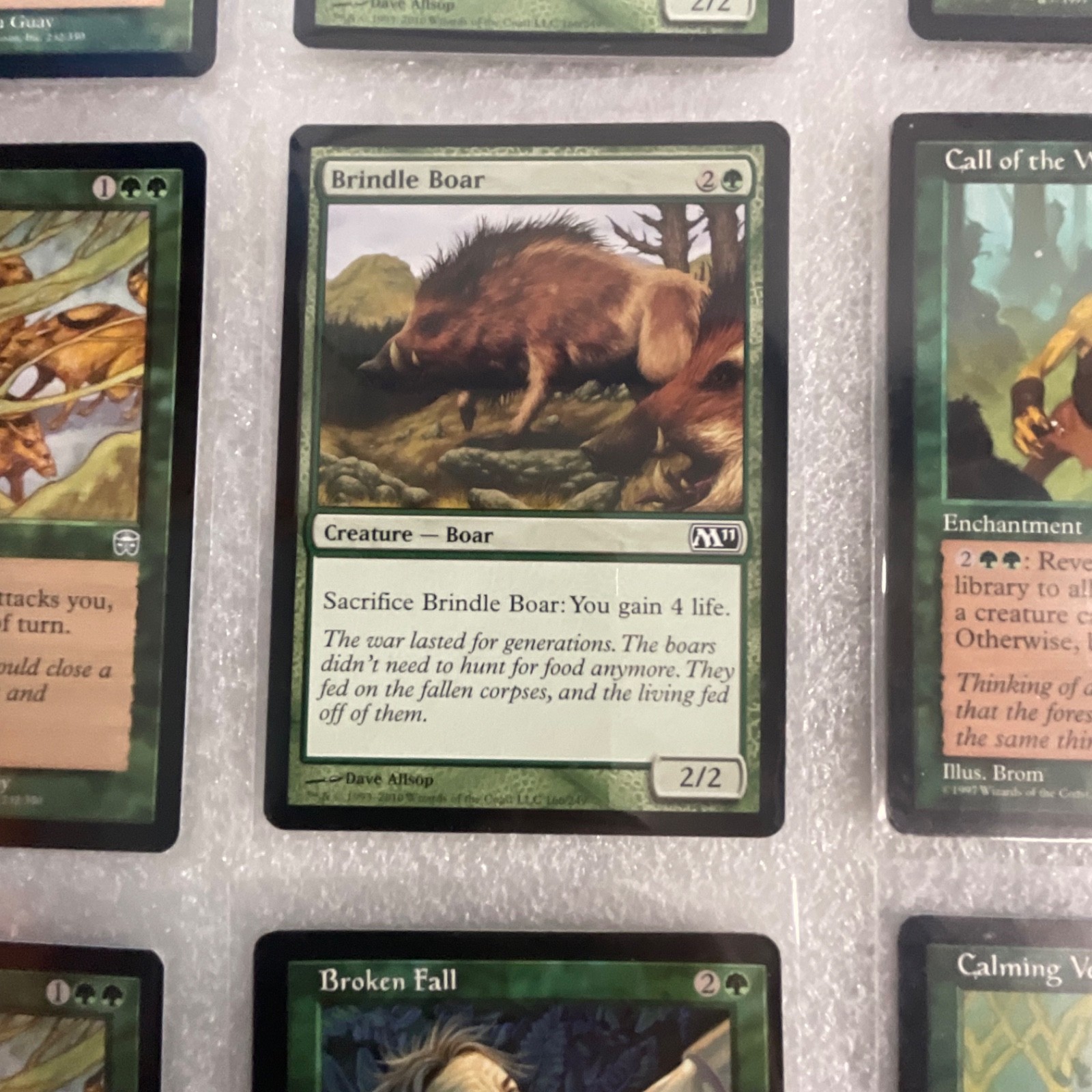 MTG 20 Card Green Lot Briar Patch Calming Verse Call of the Wild - Image 9