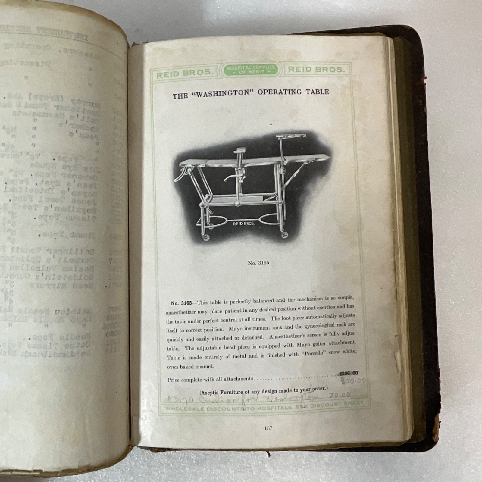 1920s Reid Bros Inc Seattle Medical Supply Catalog Binder Vintage Hospital - Image 12